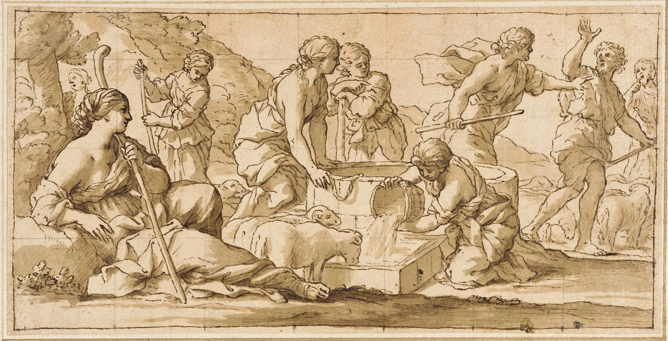Moses and the Daughters of Jethro