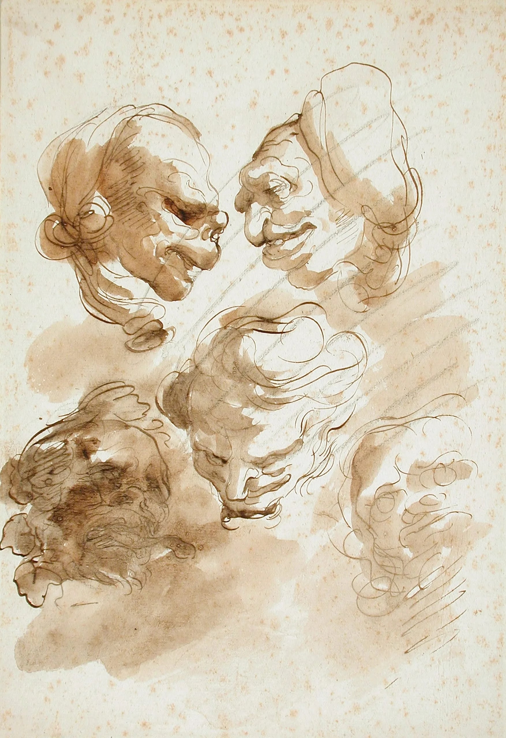 Five Grotesque Heads