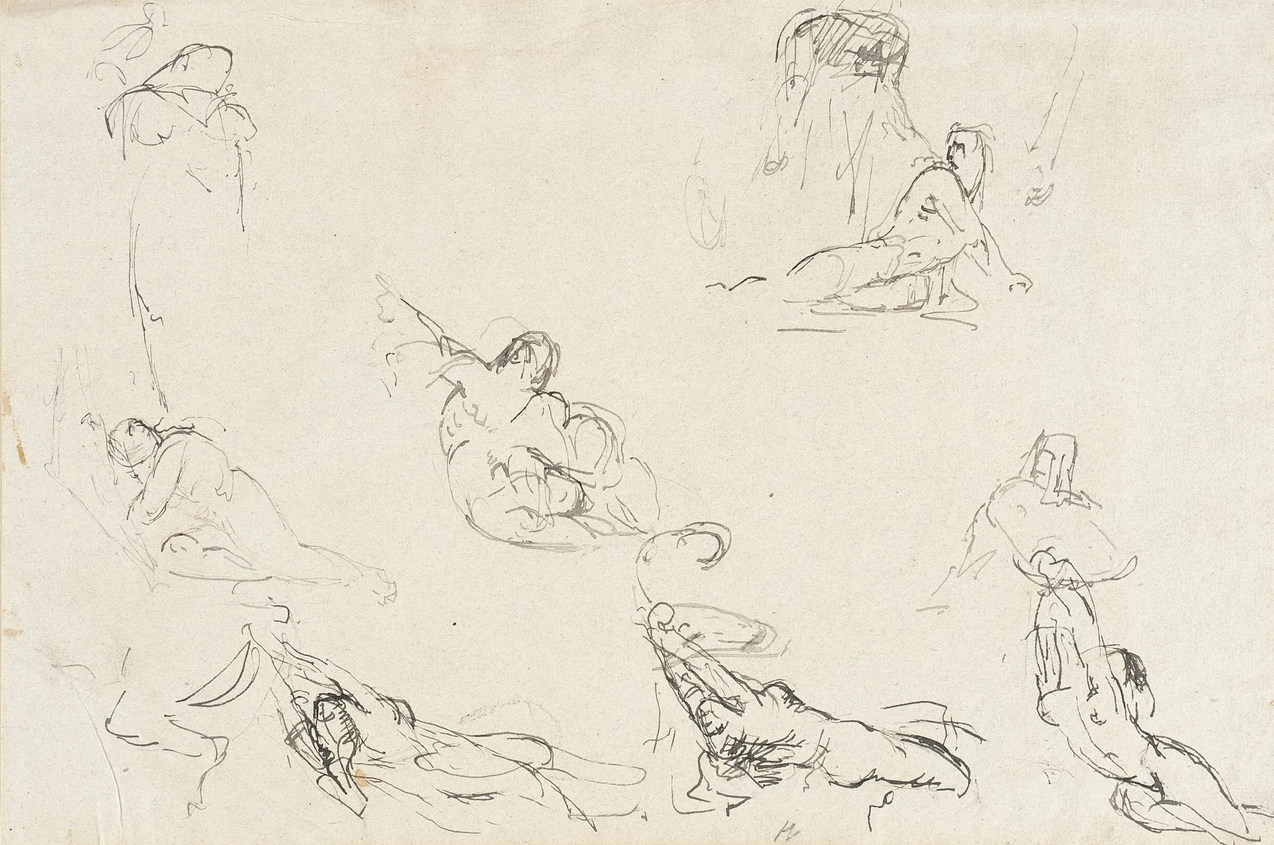 Sheet of Figure Studies