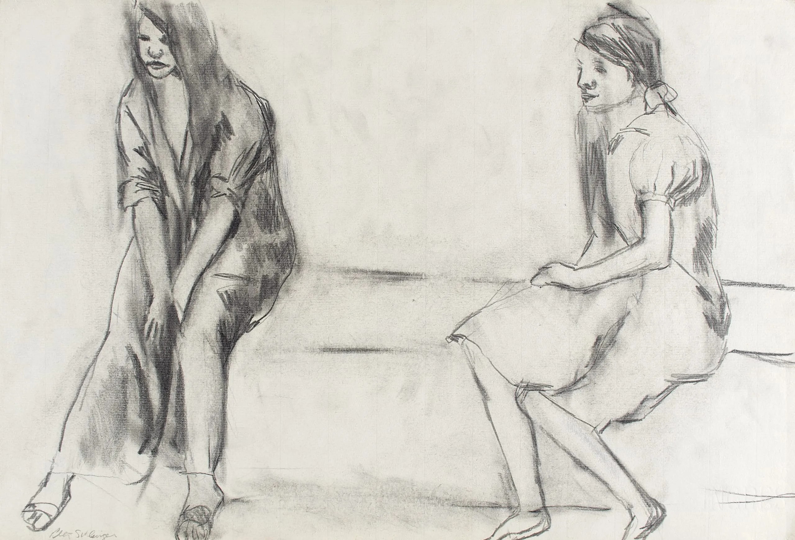 Two Women Seated