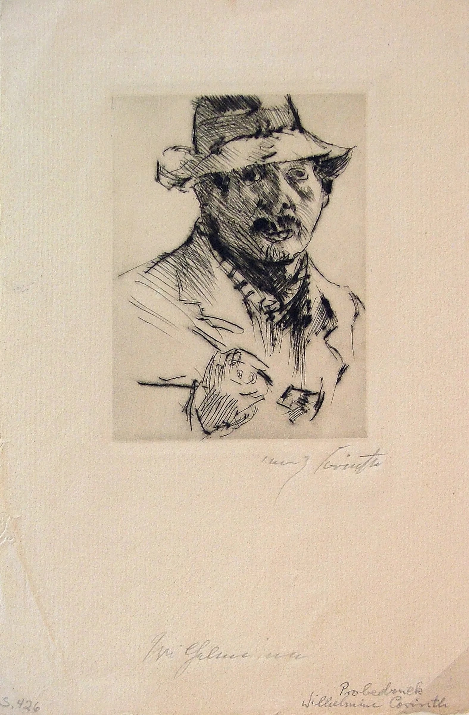 Self-Portrait with Hat