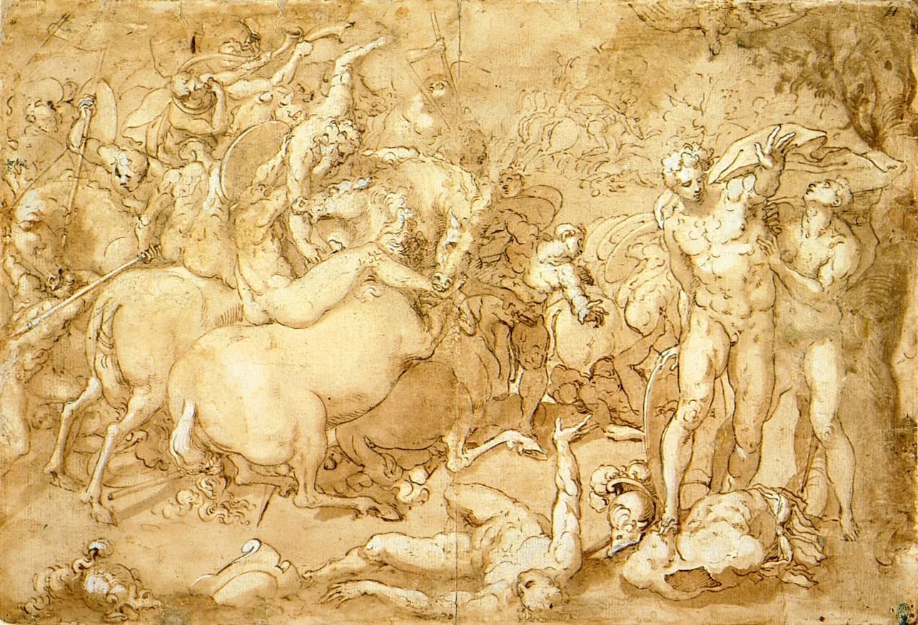 Battle of Nude Men