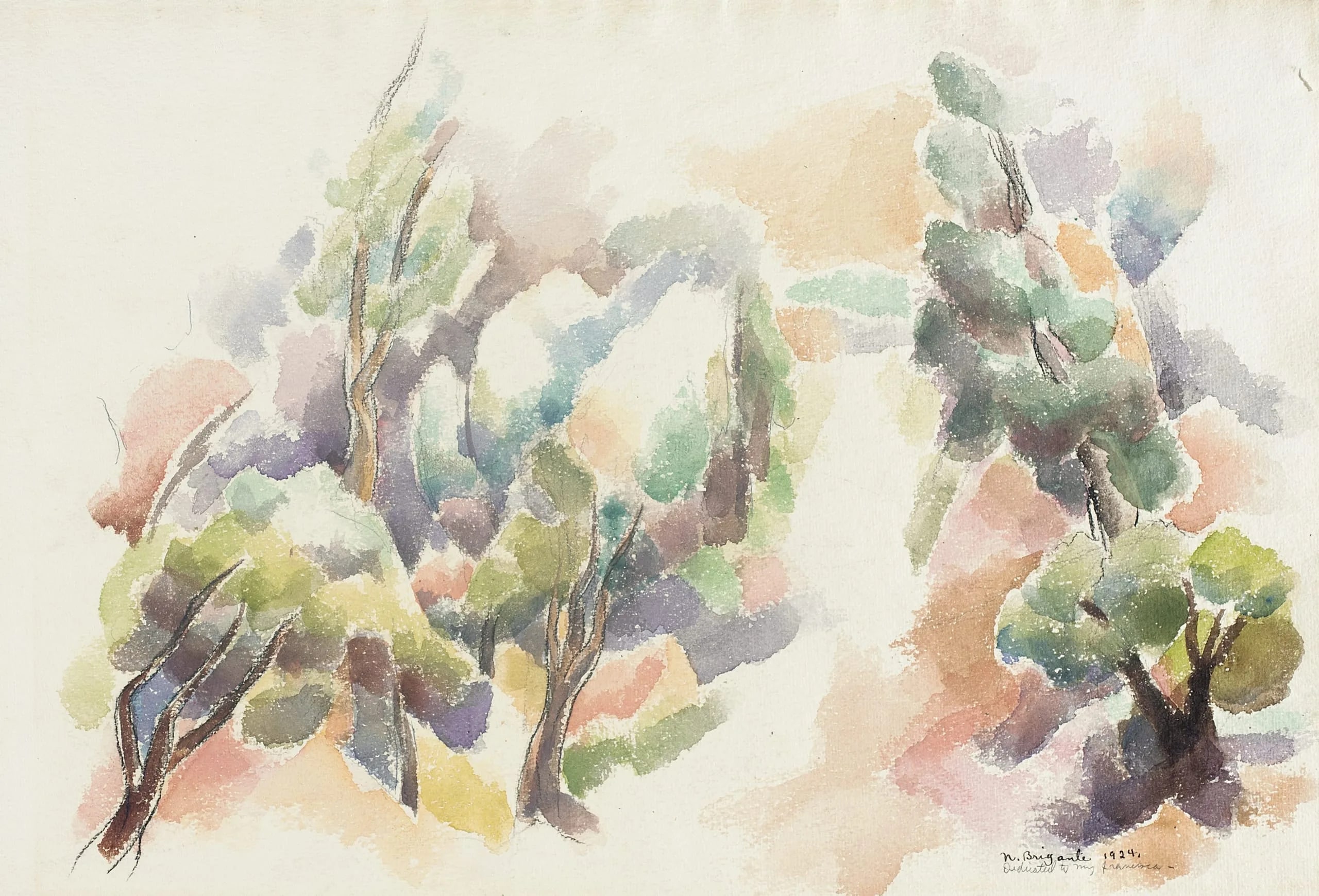 Elysian Park, L.A., Trees and Clearing