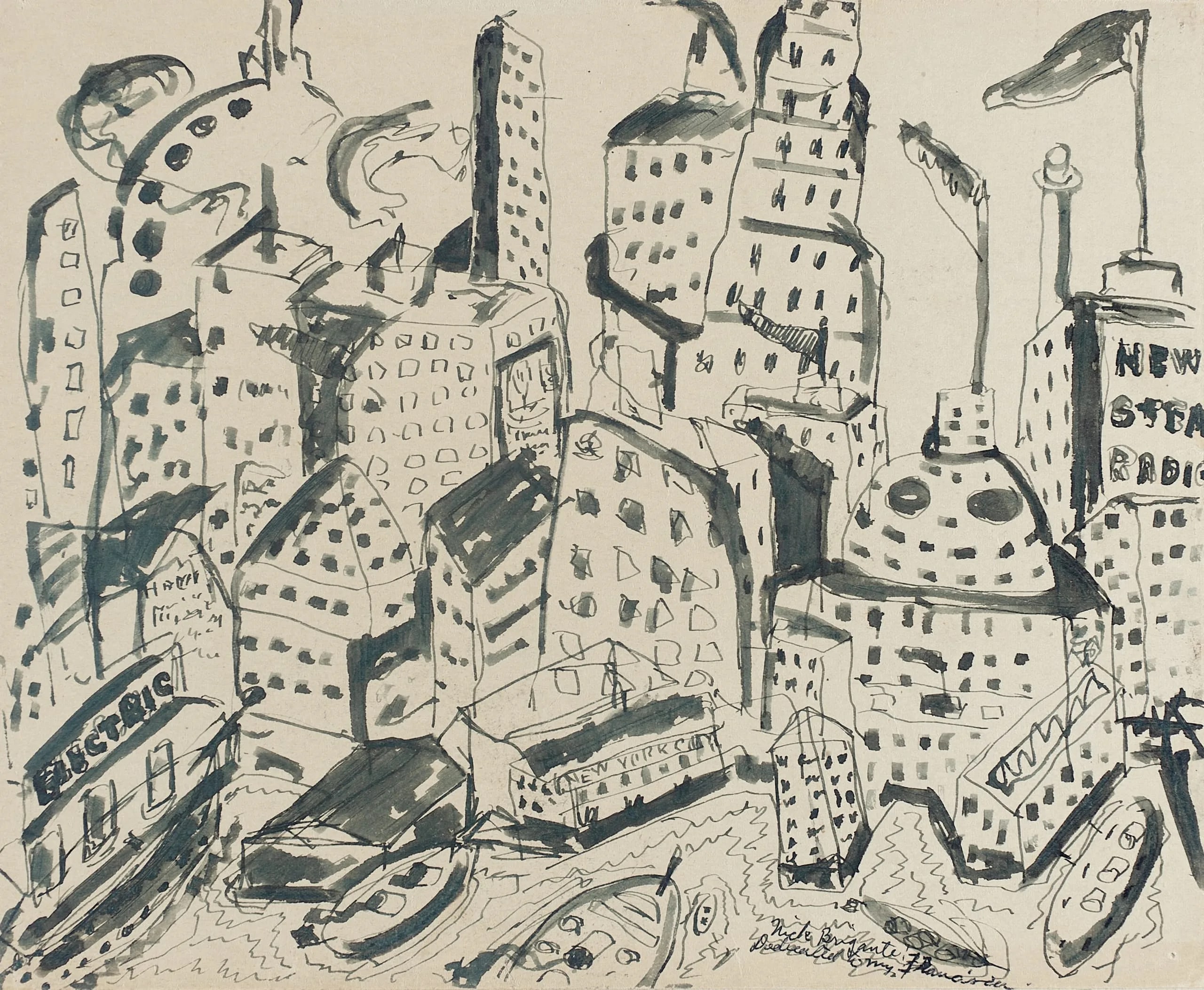 Lower N.Y. City - From 110 Columbia Hts., Brooklyn