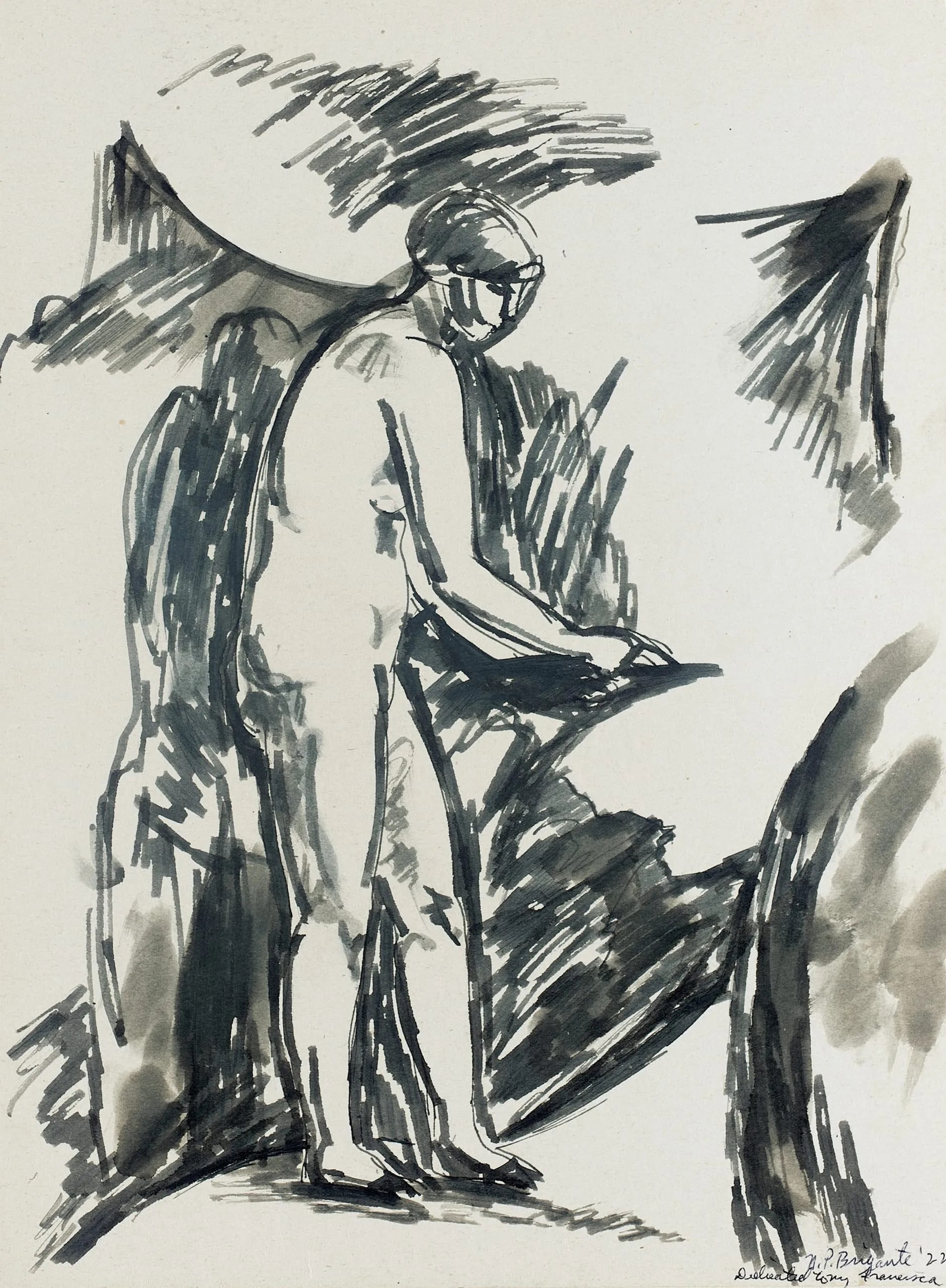 Standing Female Nude