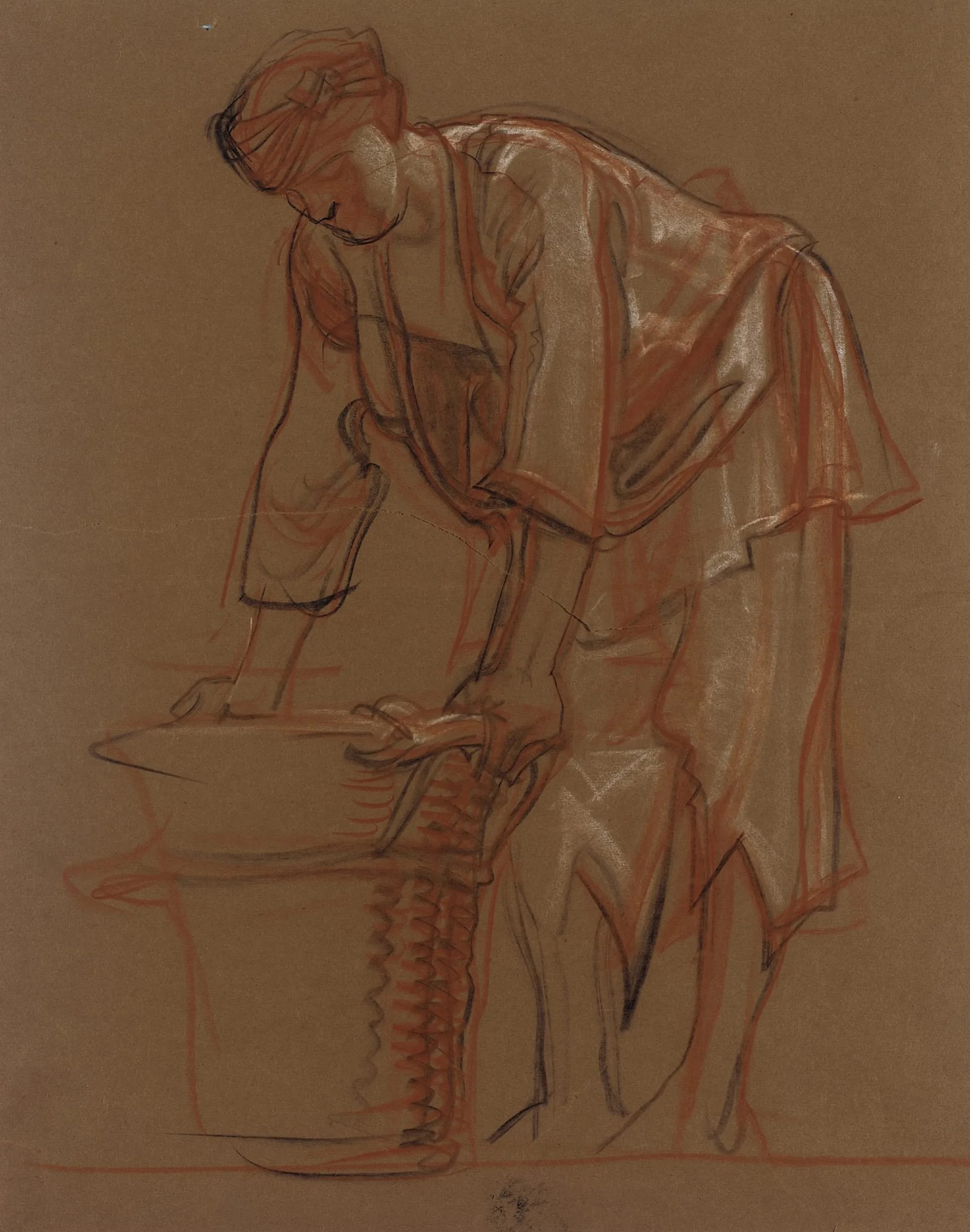 Untitled (Drawing for Mural for Los Angeles Central Library)