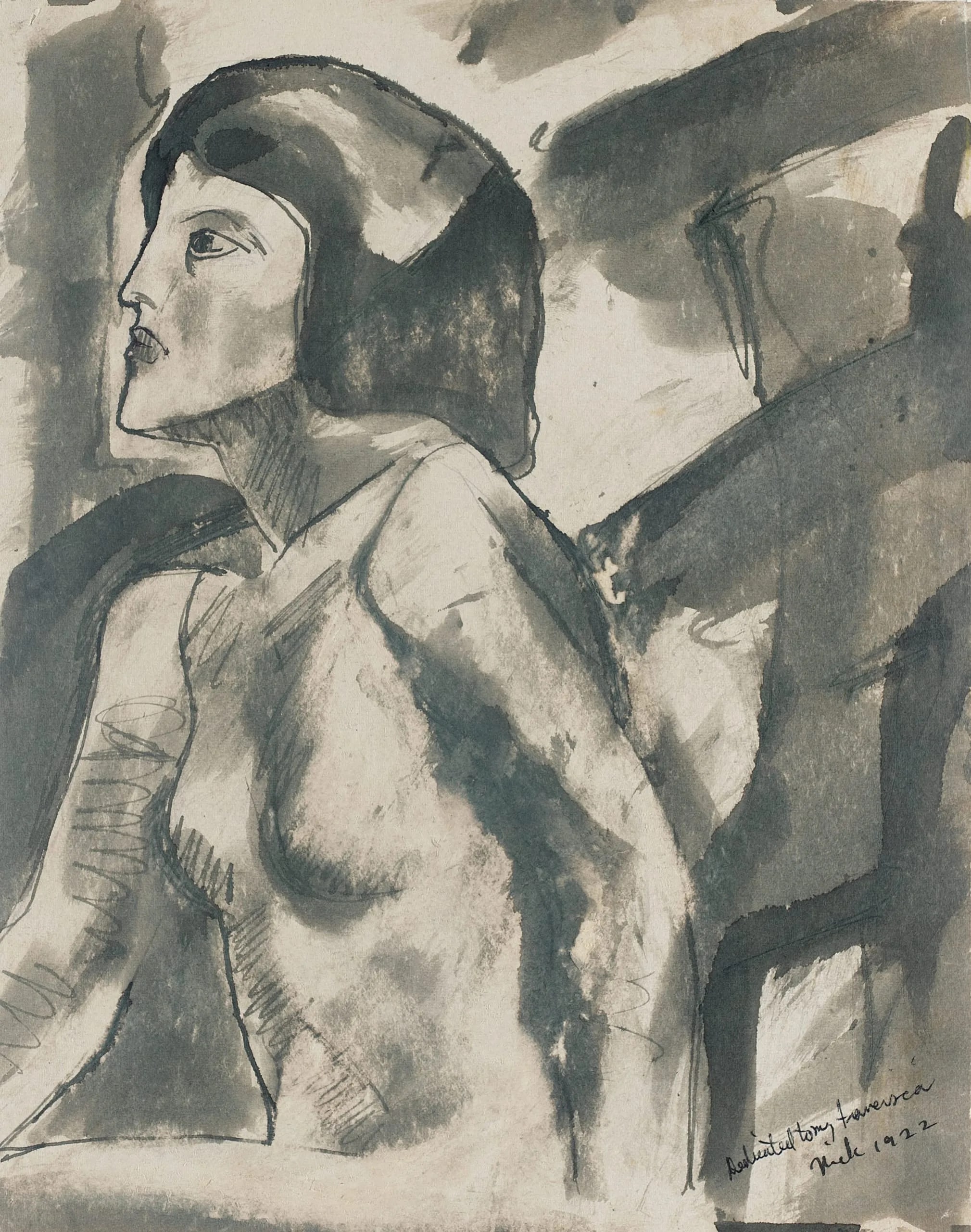 Seated Female Nude