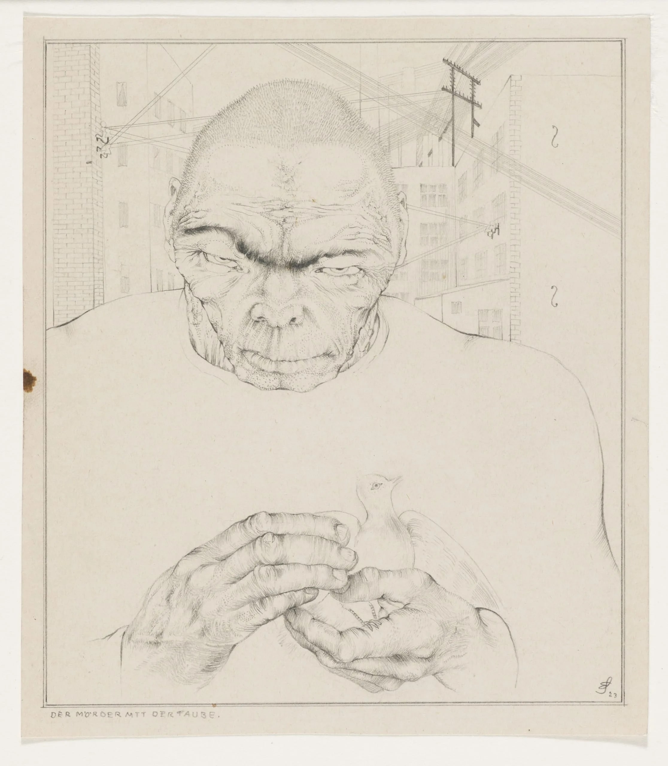 The Murderer with the Dove (Der Mörder mit der Taube)