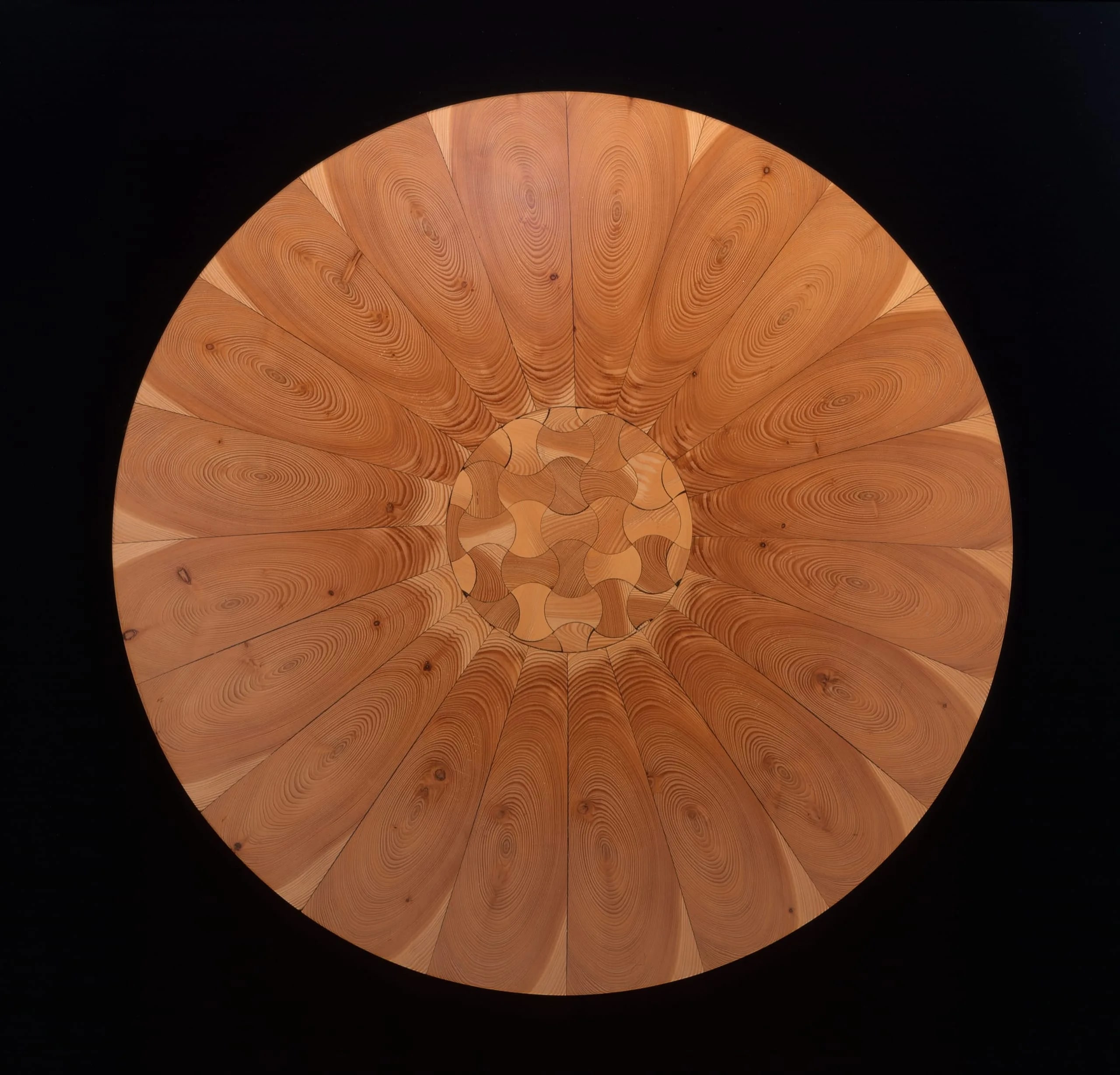Three-Layer Segmented Platter