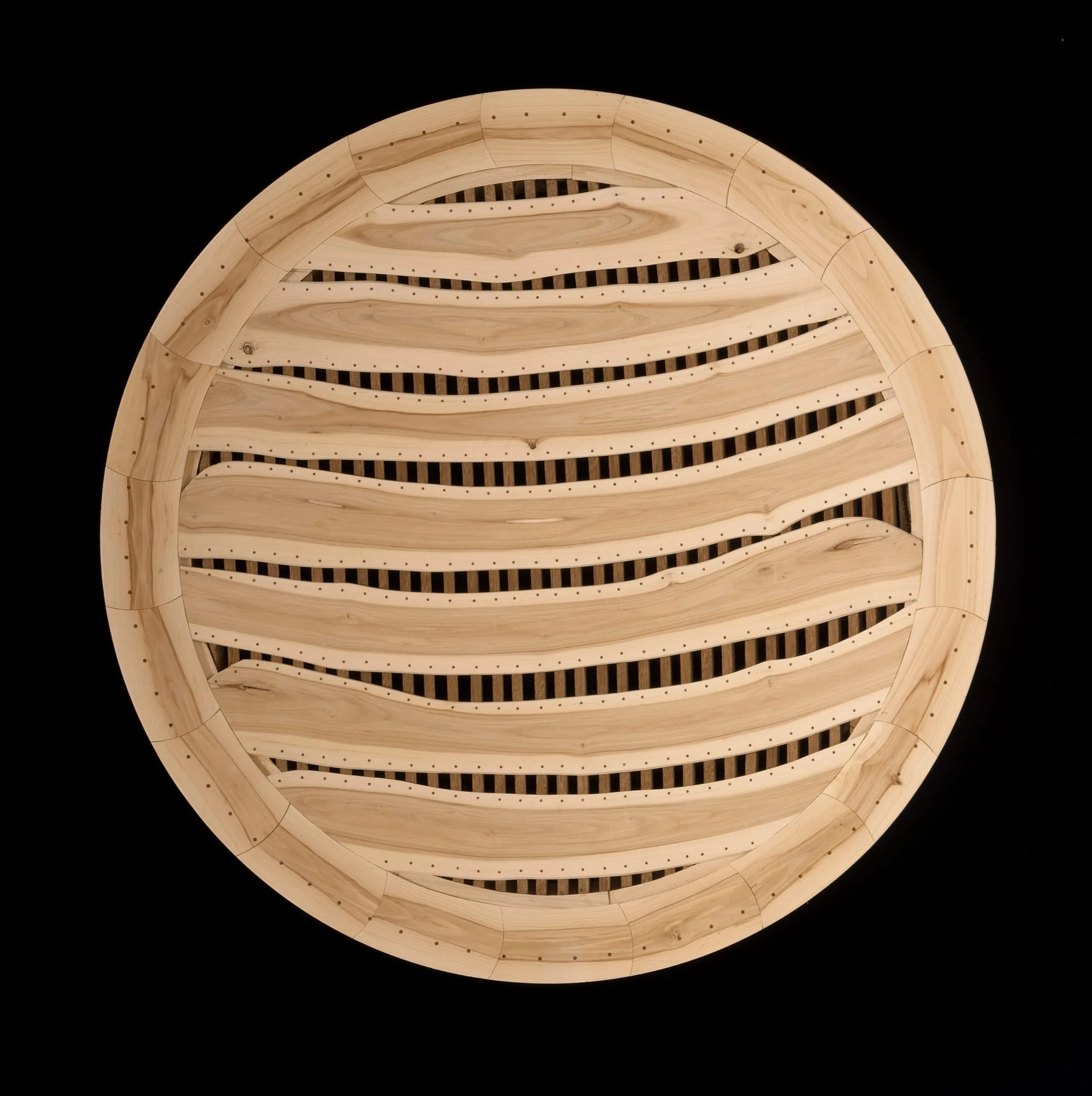 Three-Layer Segmented Platter