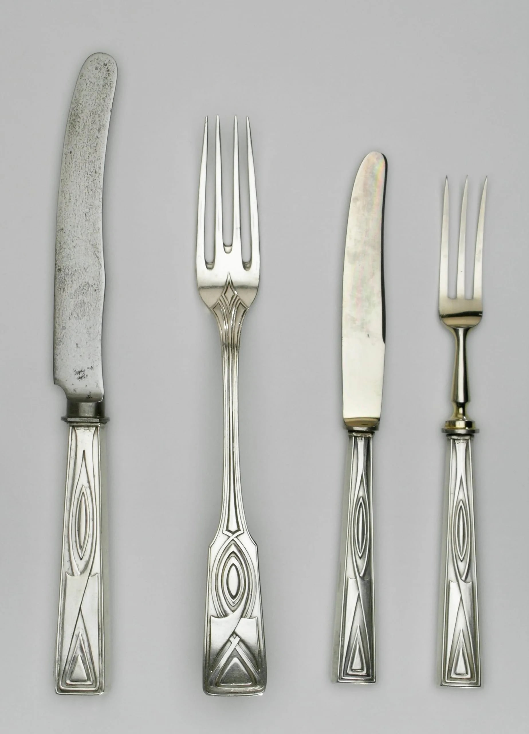 Four-piece Cutlery Set for the Dining Room of Peter Behrens' House, Darmstadt Artists' Colony
