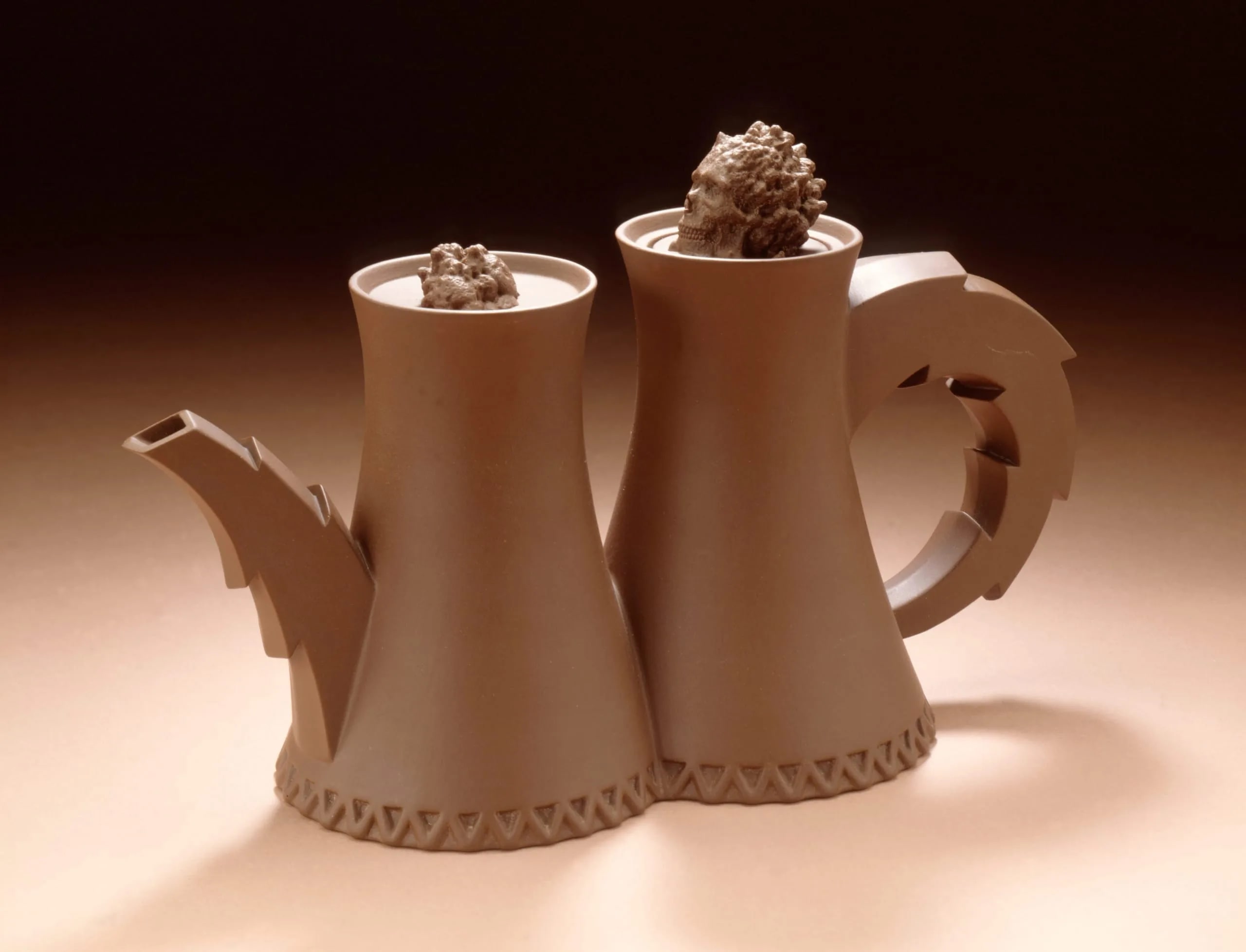 Cooling Towers Teapot (Variation # 1)-Yixing Series