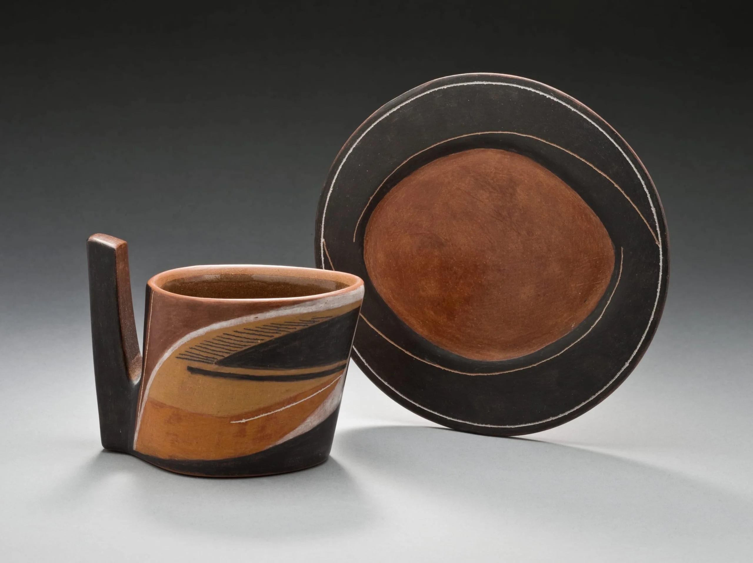Pair of Teacup and Saucer