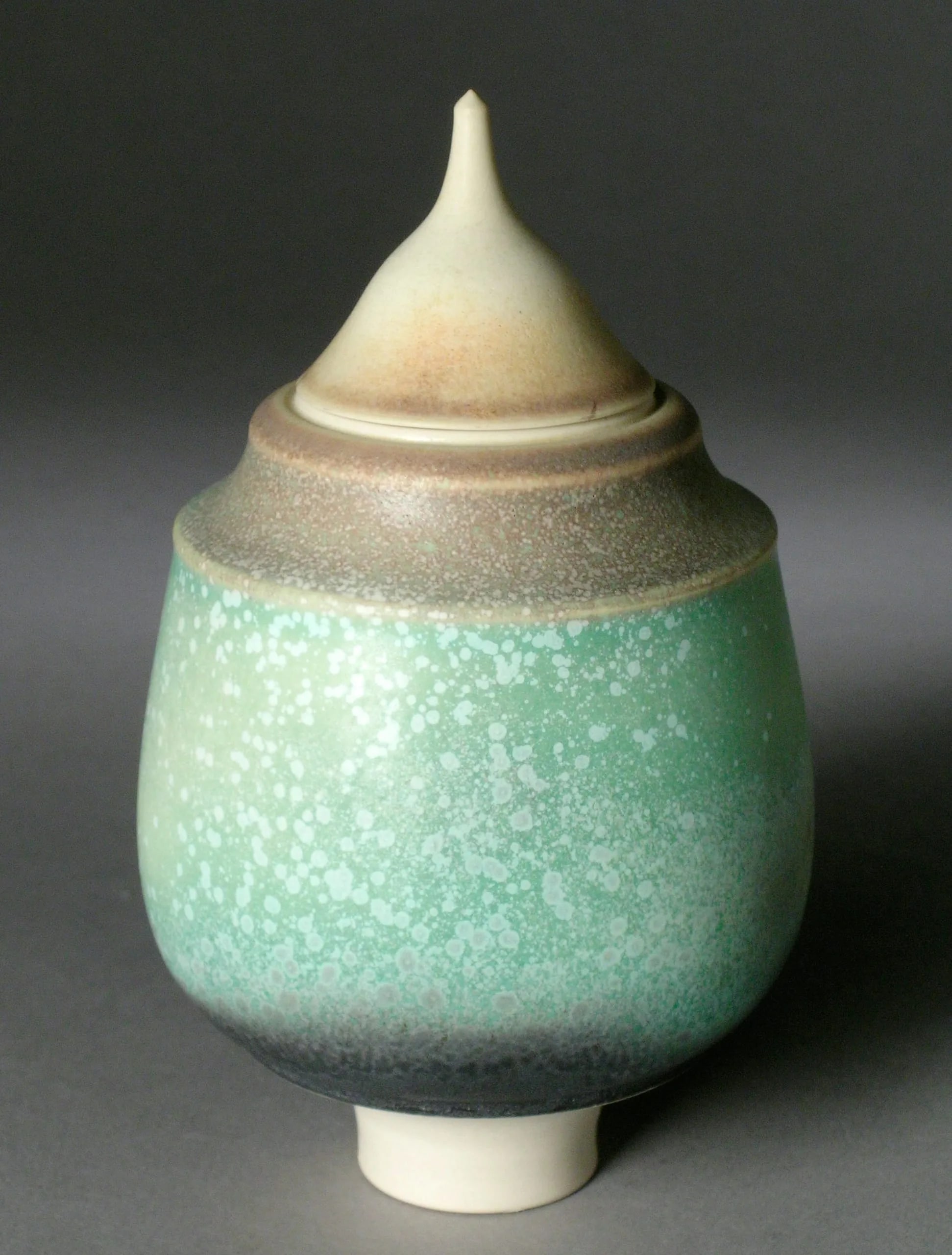 Pointed Covered Jar