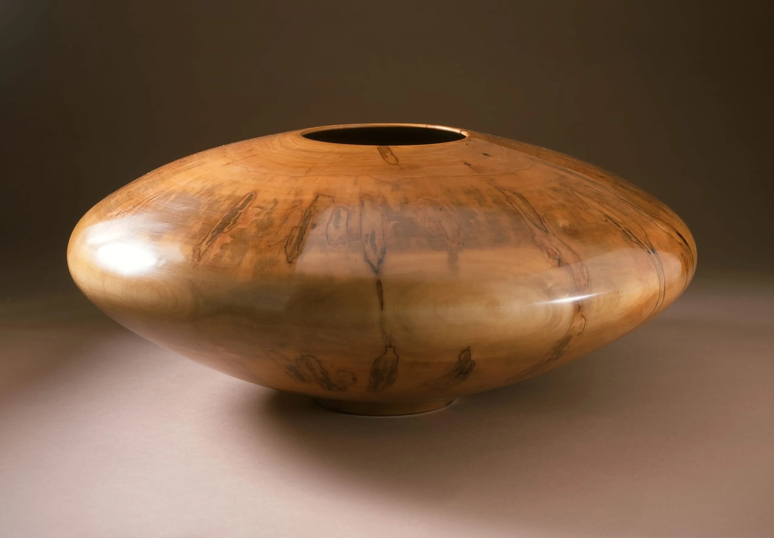 Silver Maple Elliptical Bowl