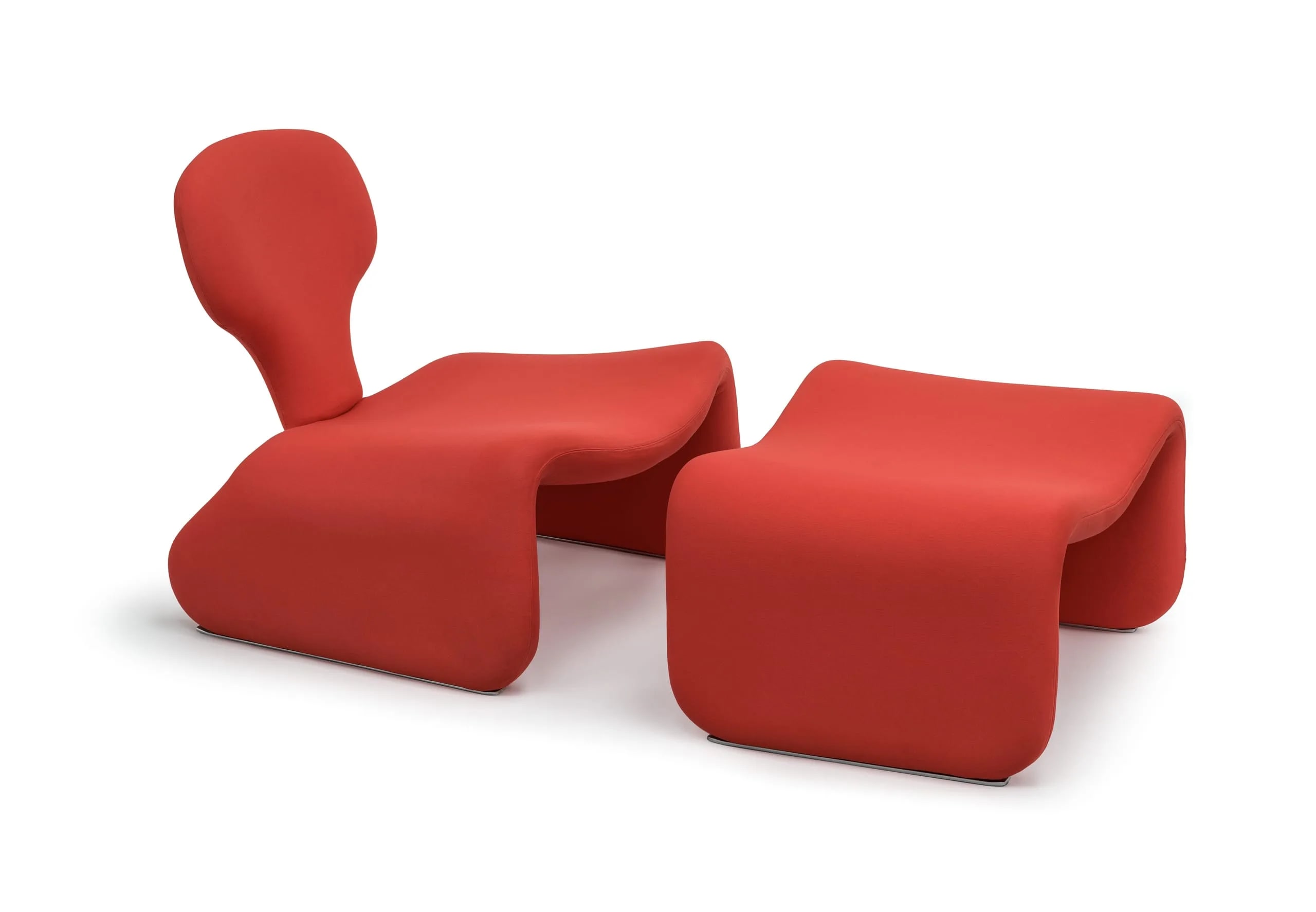 Djinn chair and ottoman