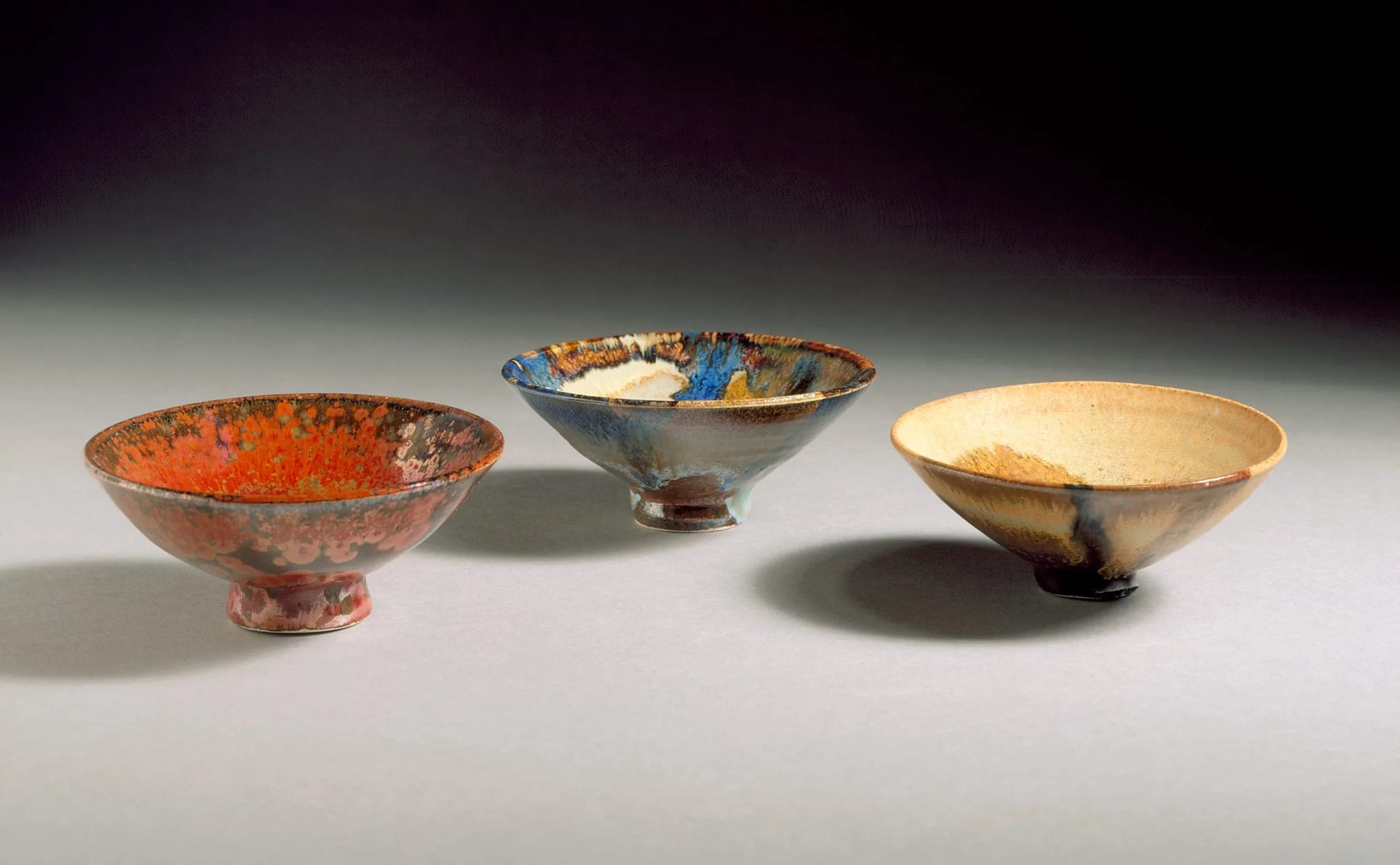 Summer Tea Bowls (Set of three)