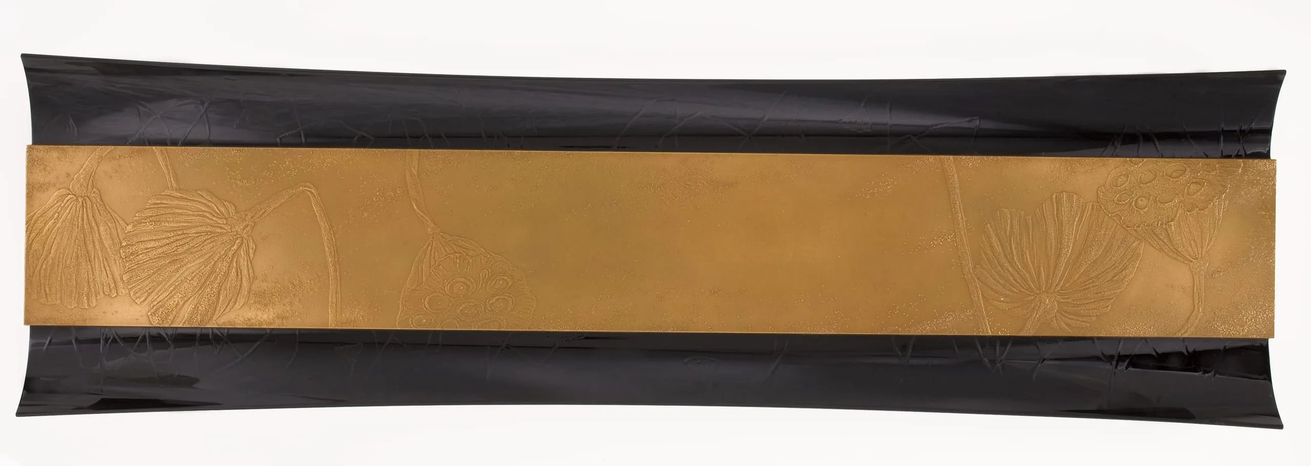 Tray with Lotus Design