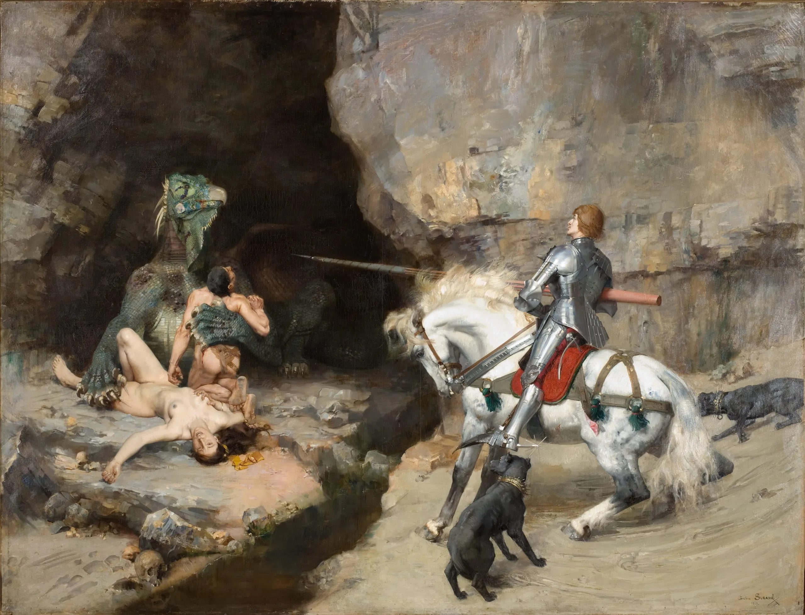 St. George and the Dragon (Saint Georges et le monstre)