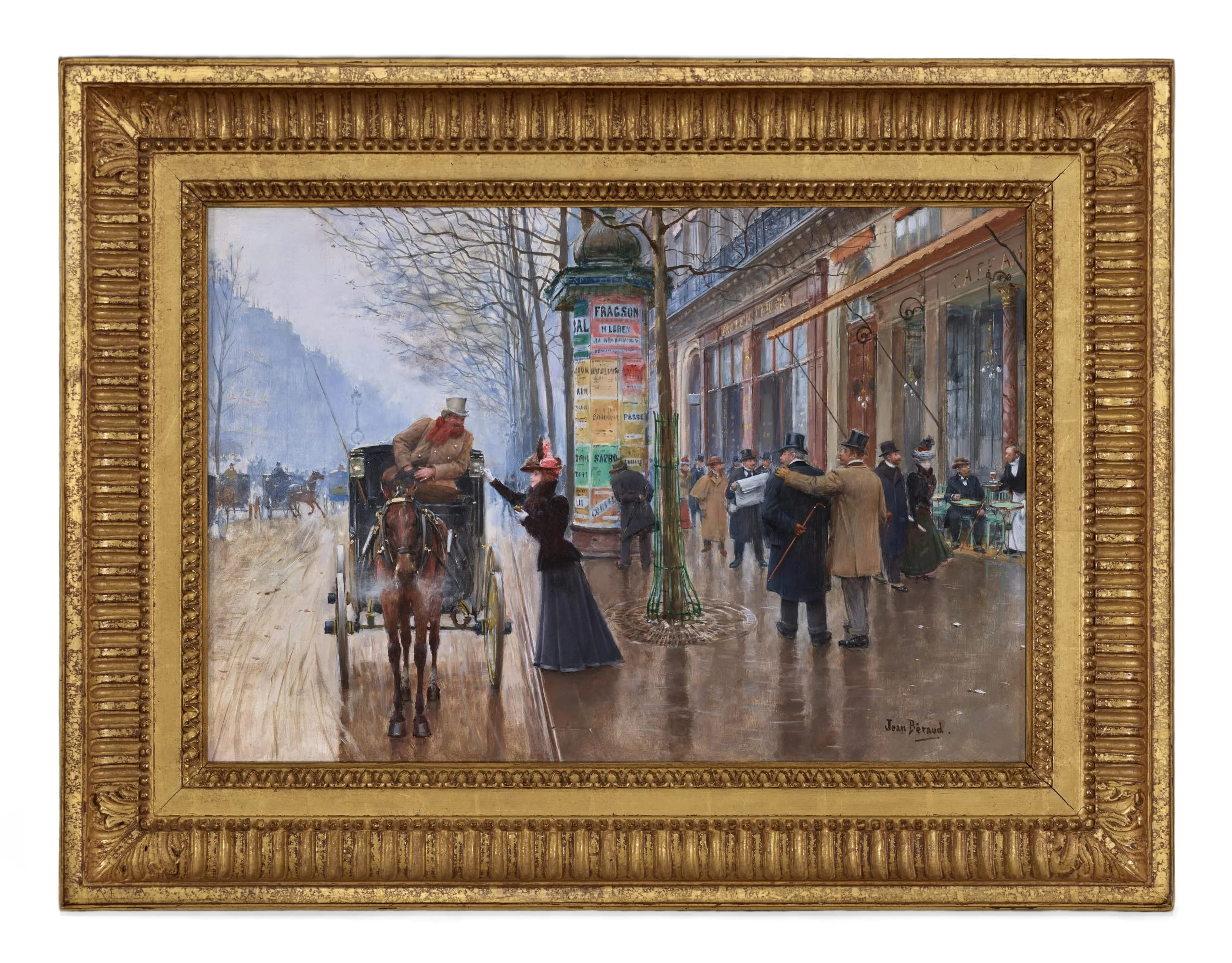 Parisian Street Scene: Boulevard des Capucines