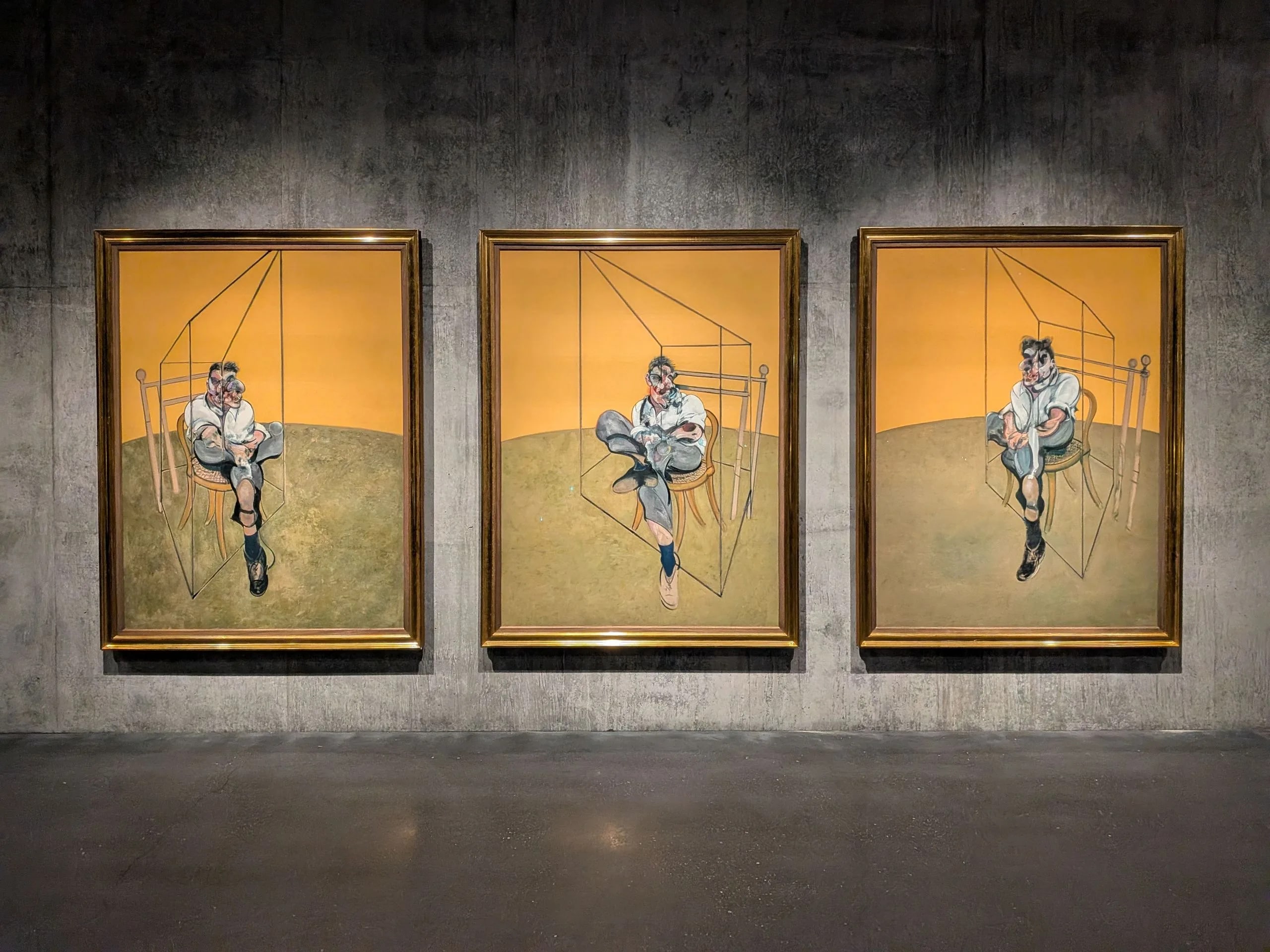 Three Studies of Lucian Freud