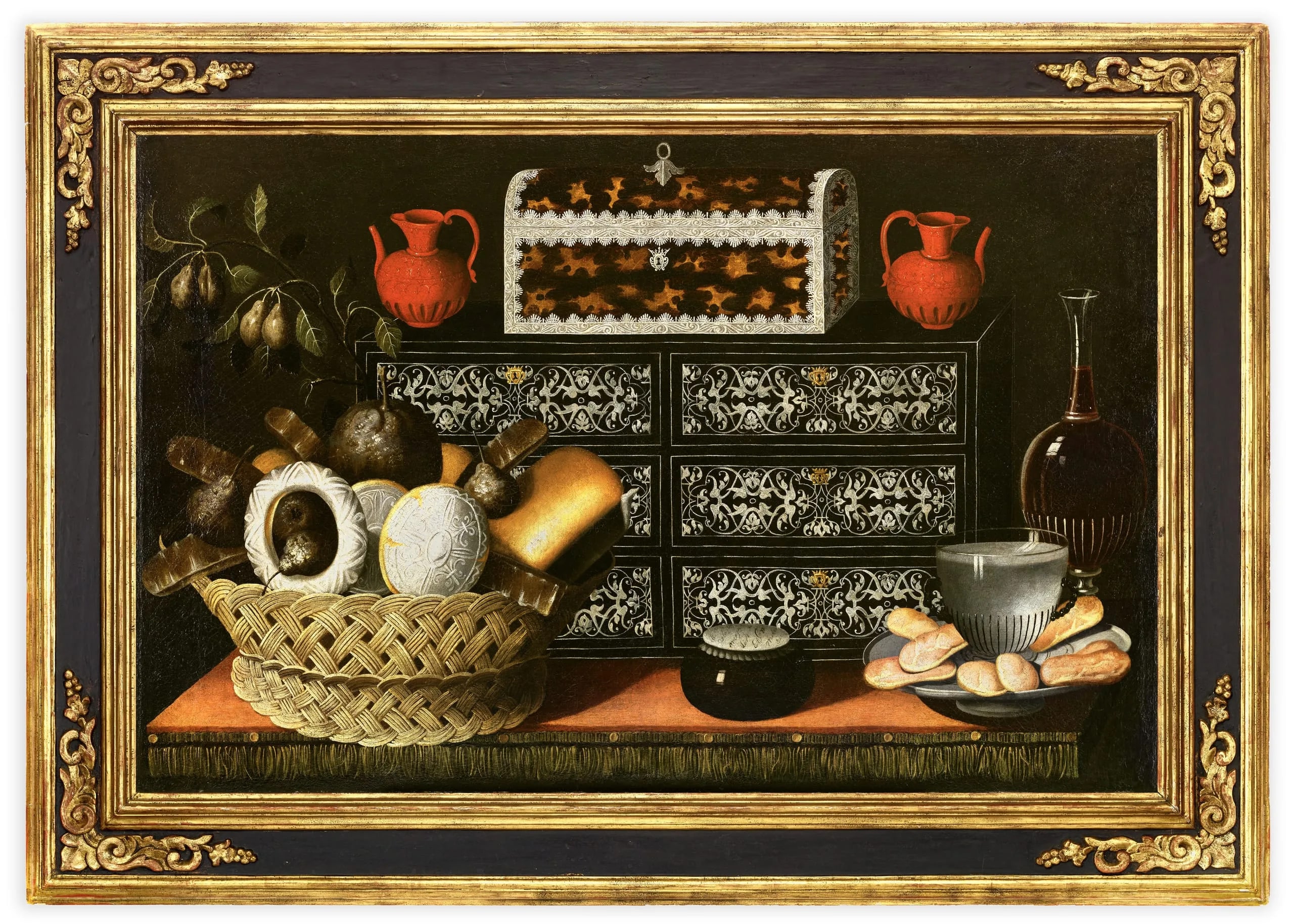 Still Life with an Ebony and Ivory Cabinet