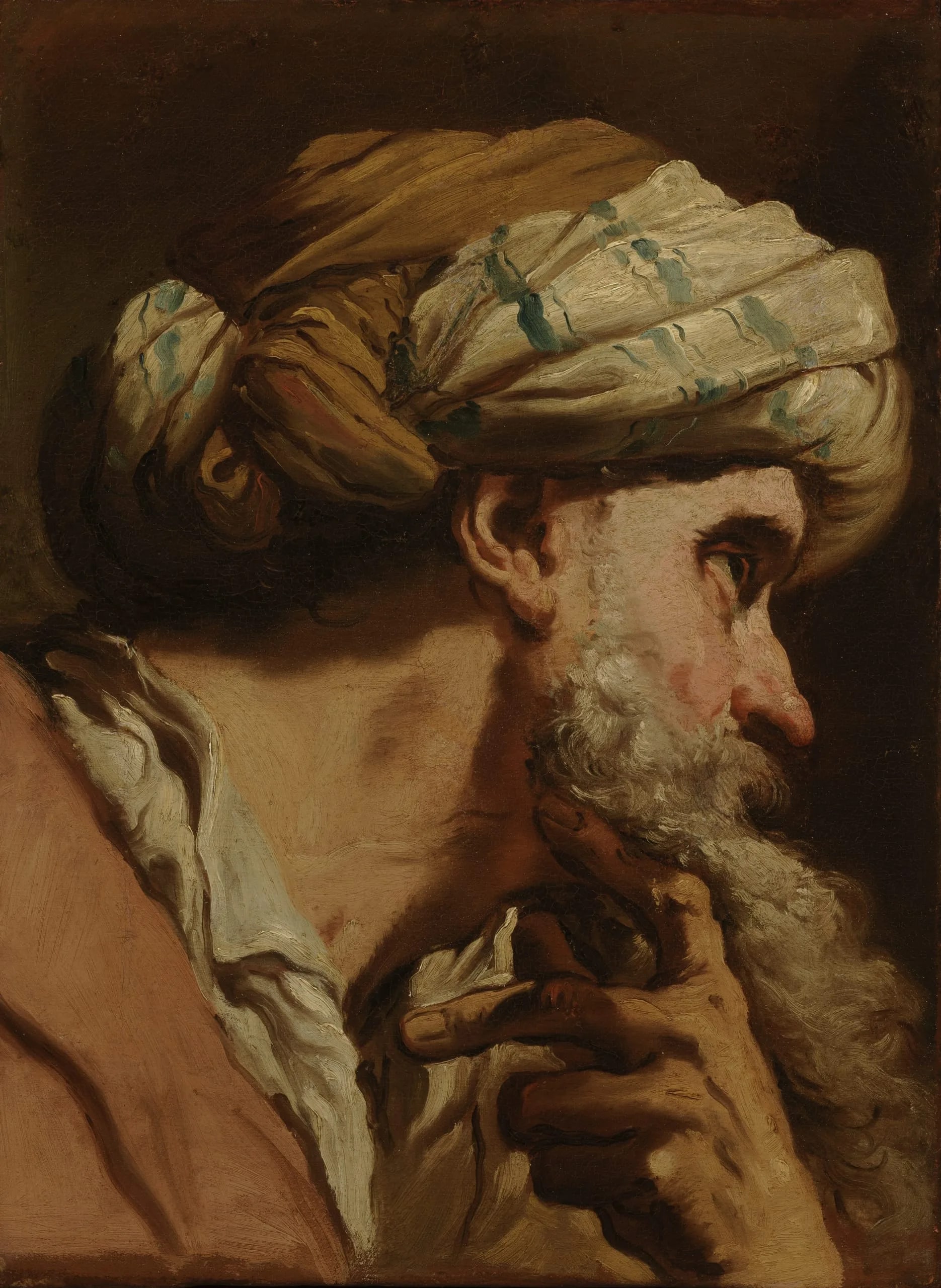 Head of a Man in Oriental Costume