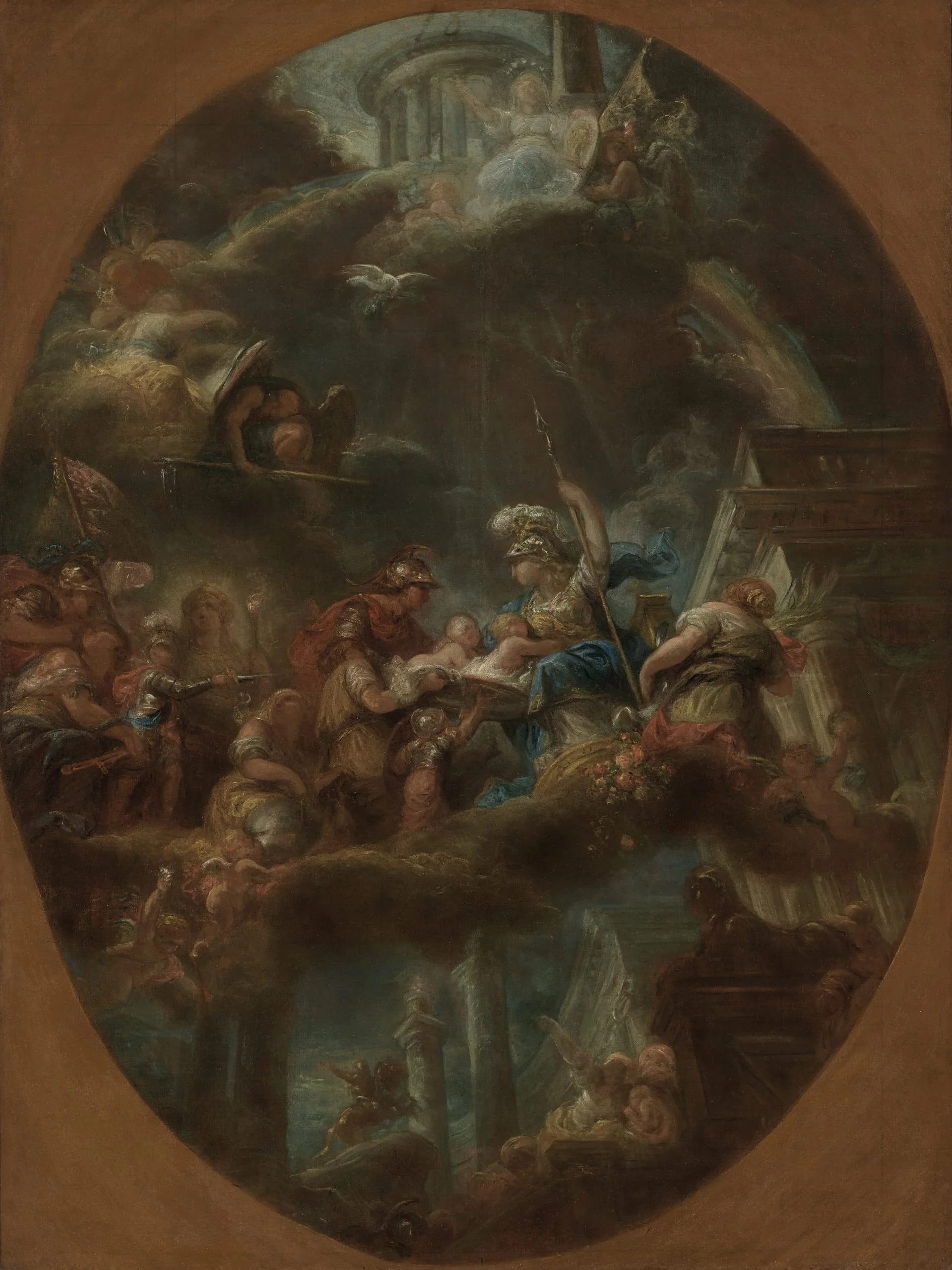 The Russian Nobility Offering the Imperial Princes to Minerva
