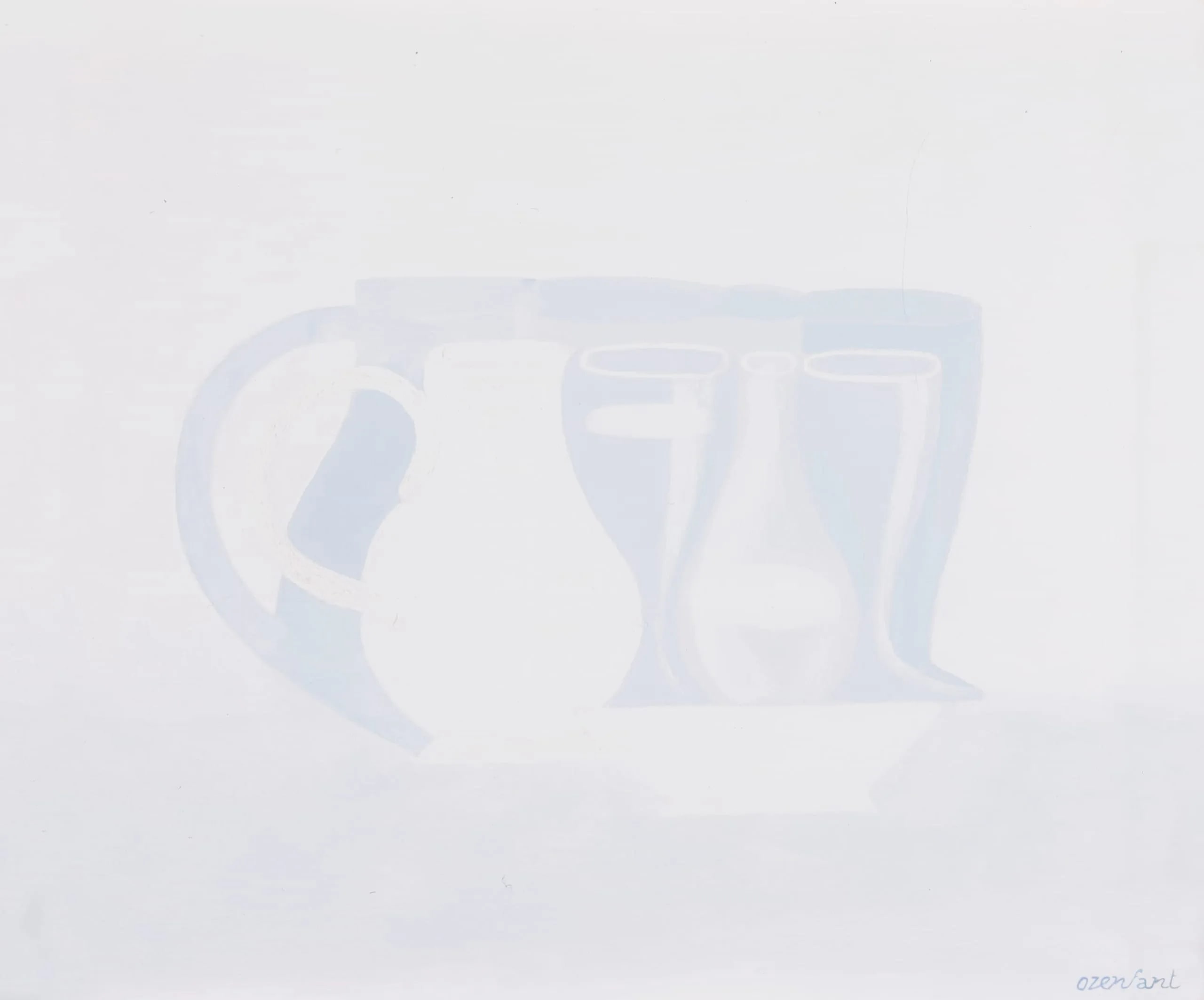 Nature morte bleue