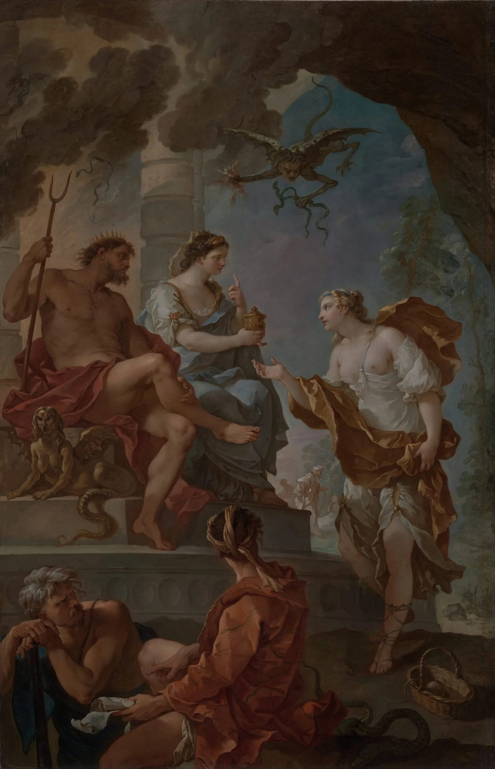 Psyche in the Underworld (Psyche Obtaining the Elixir of Beauty from Proserpine)