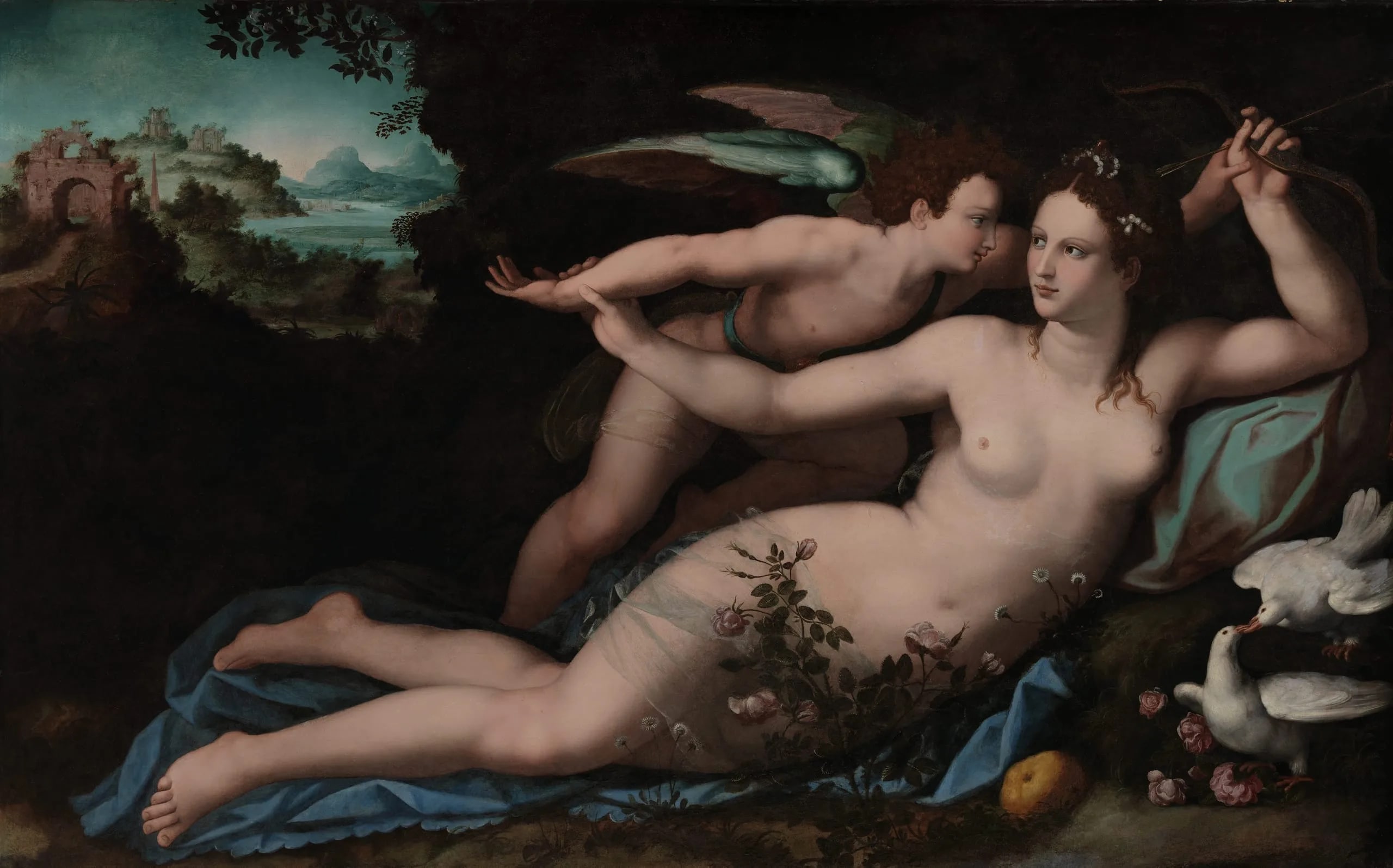 Venus Disarming Cupid