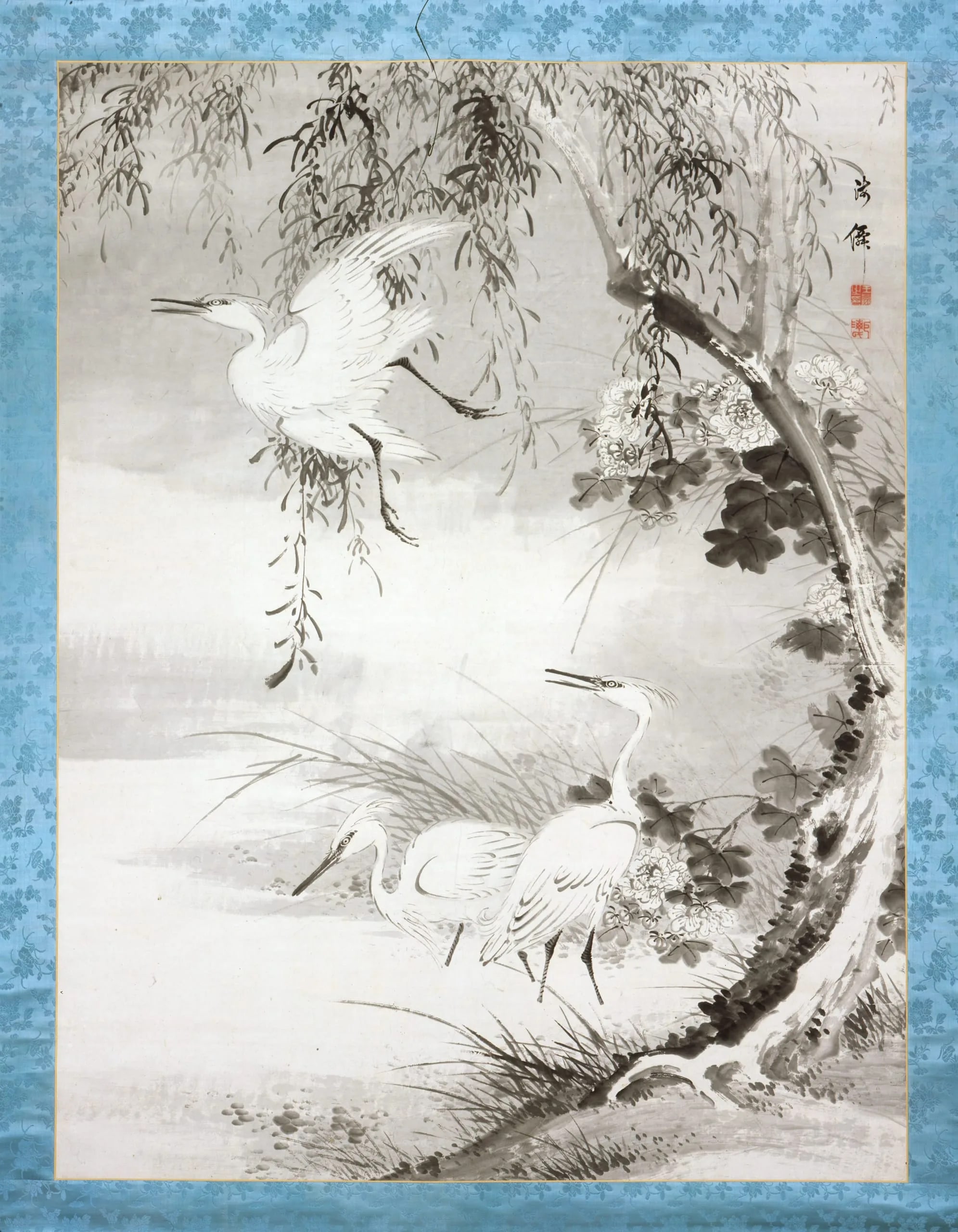 Herons and Willow