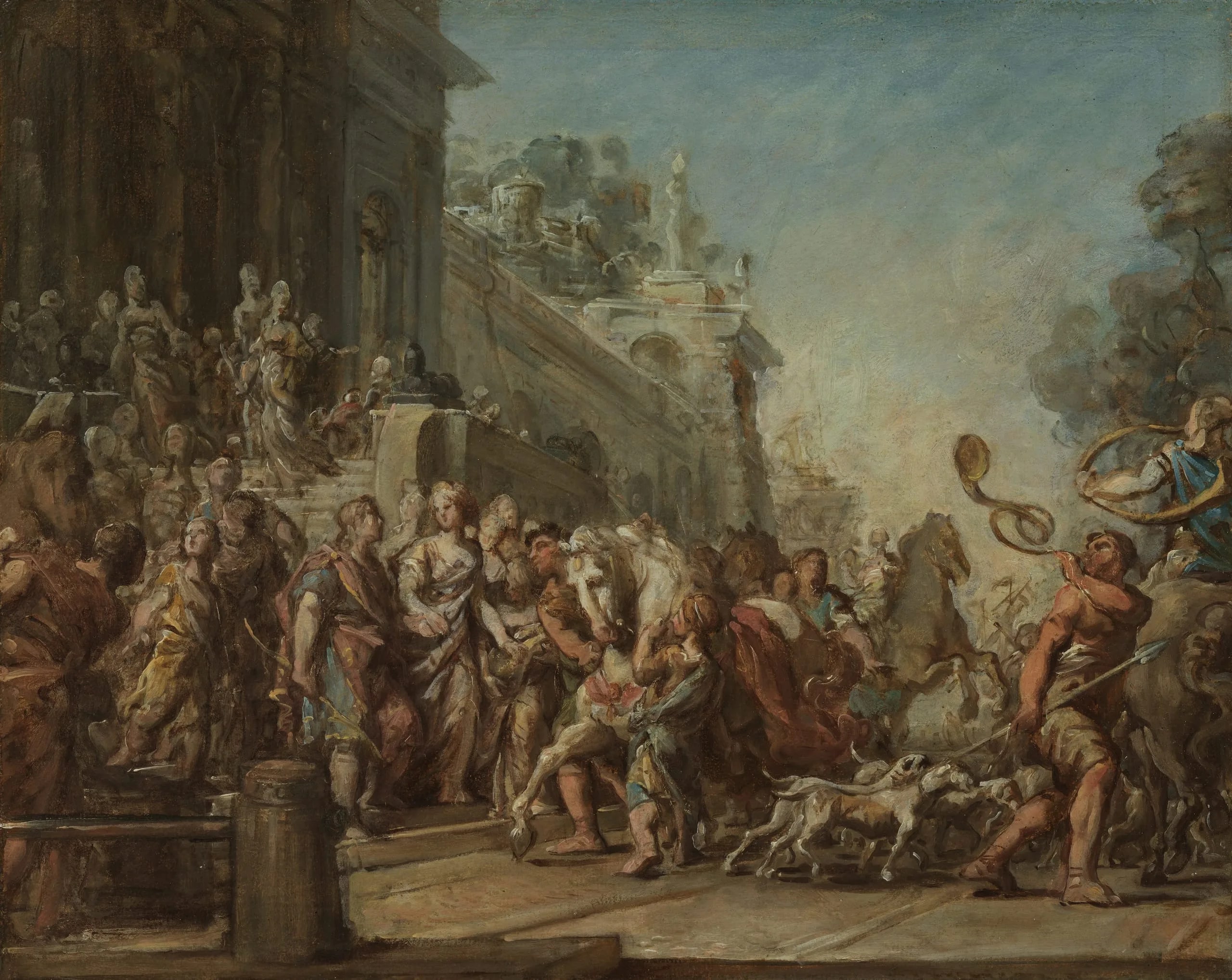 The Departure of Dido and Aeneas for the Hunt