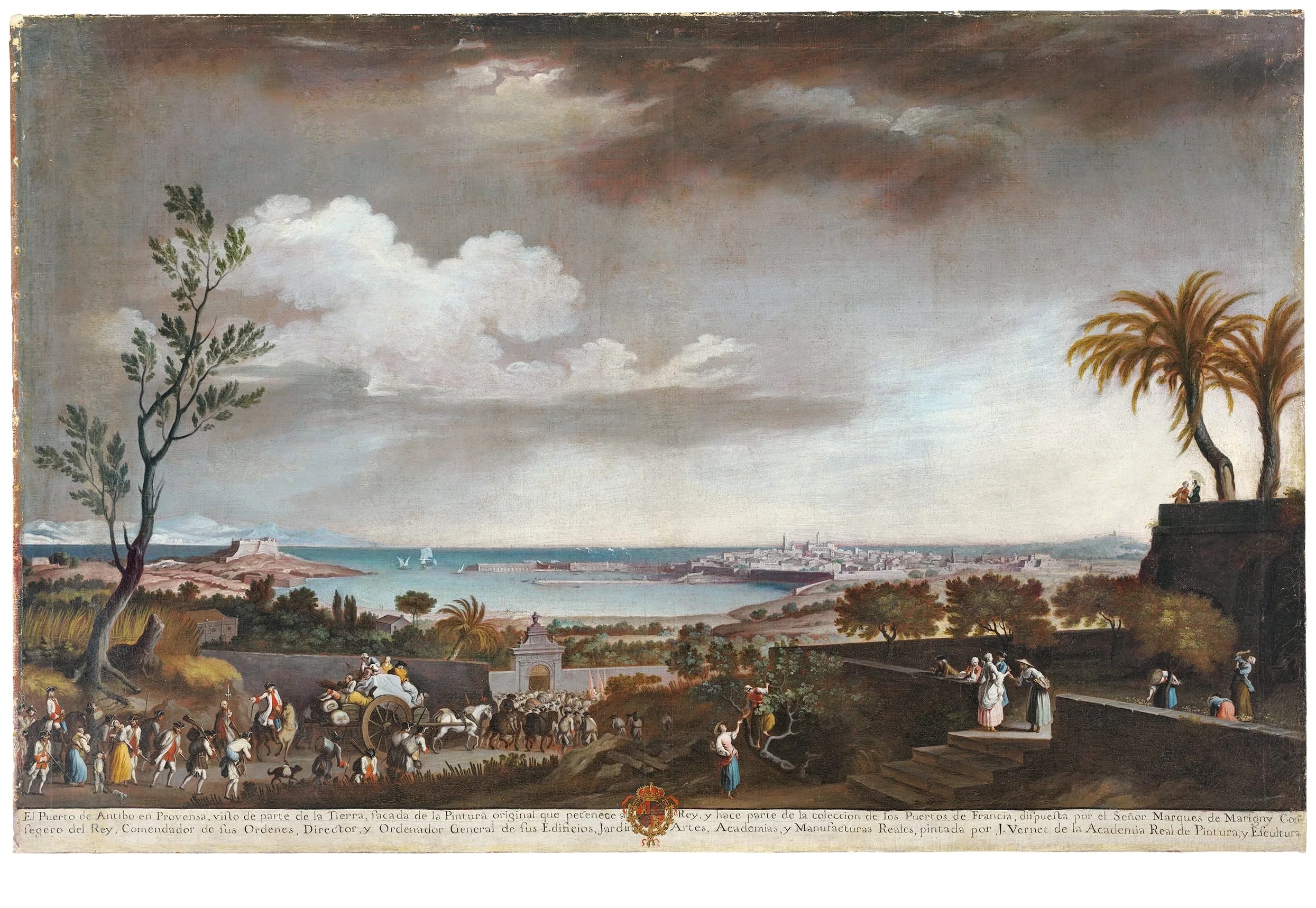View of the Port of Antibes (From the series Ports of France) (Vista del puerto de Antibes [De la serie Puertos de Francia])