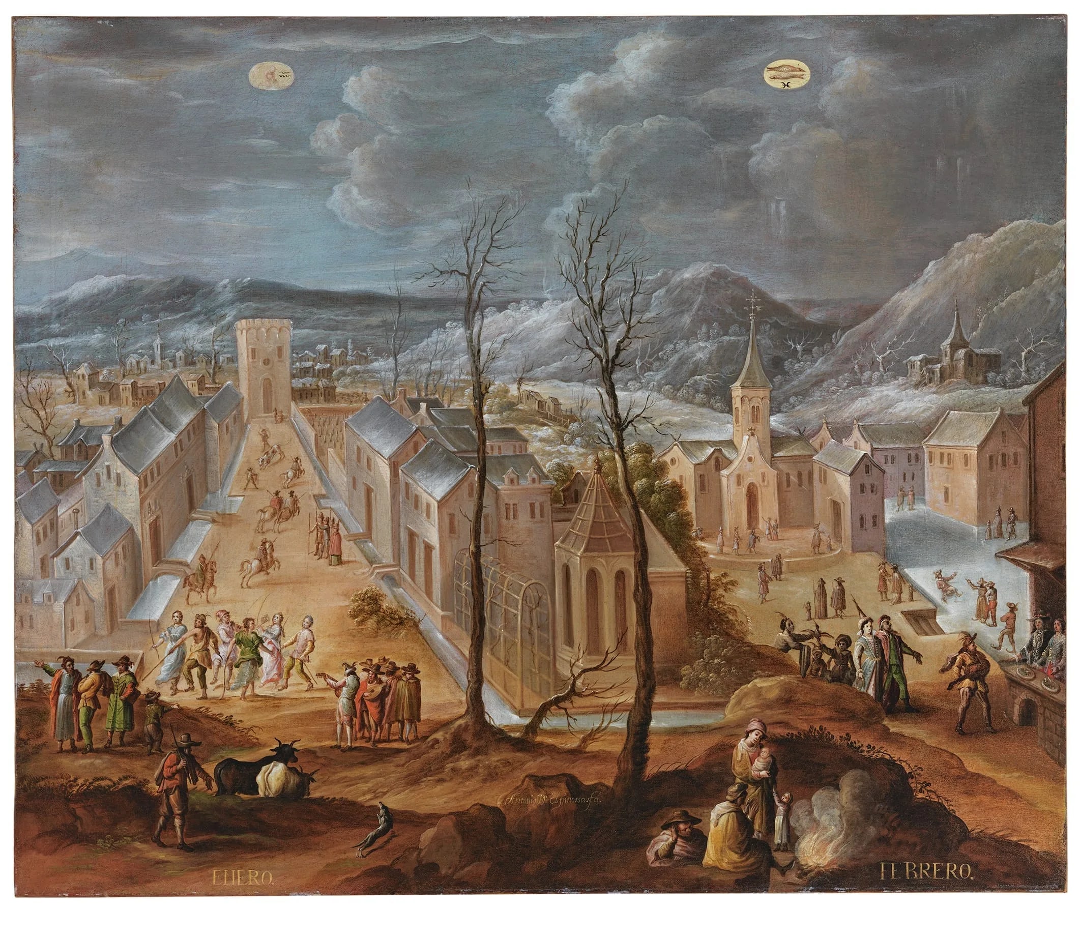 The Twelve Months of the Year, January–February (Los doce meses del año, enero-febrero)