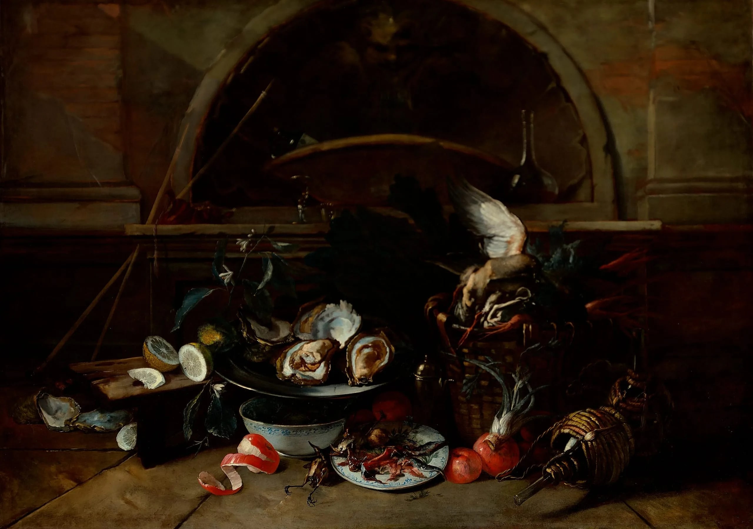 Still Life with Bottles and Oysters