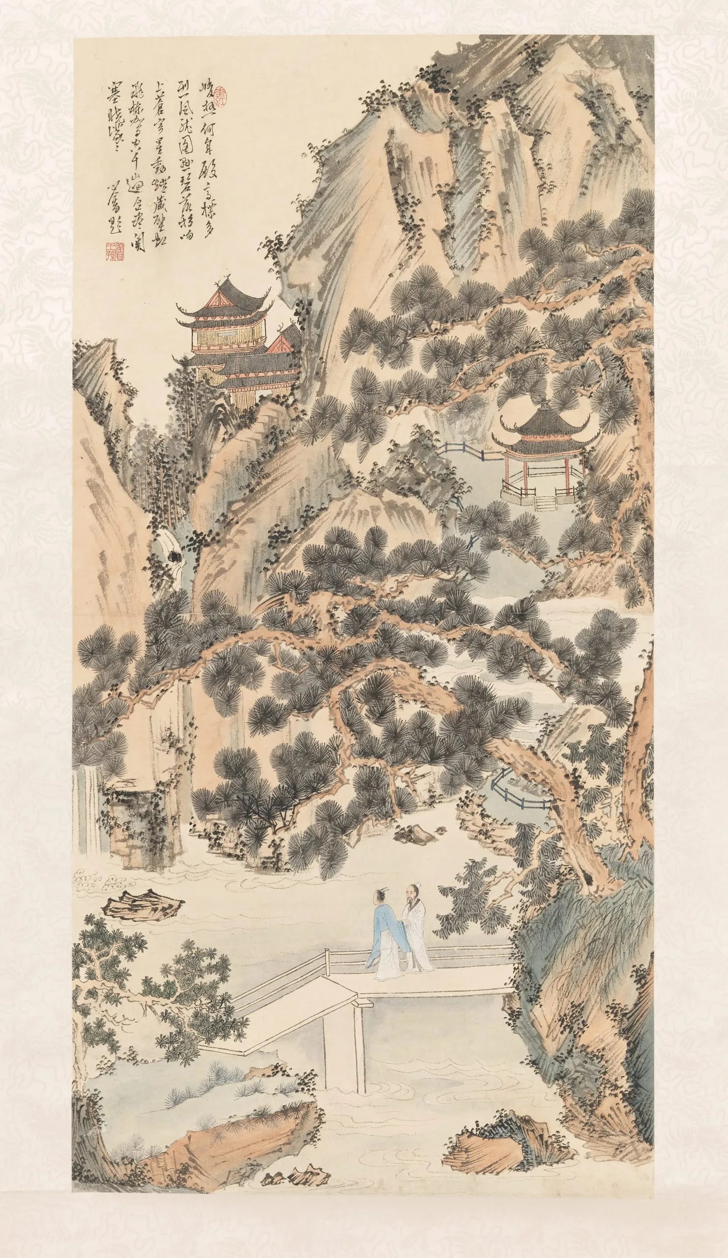 Landscape with Pavillions and Pines