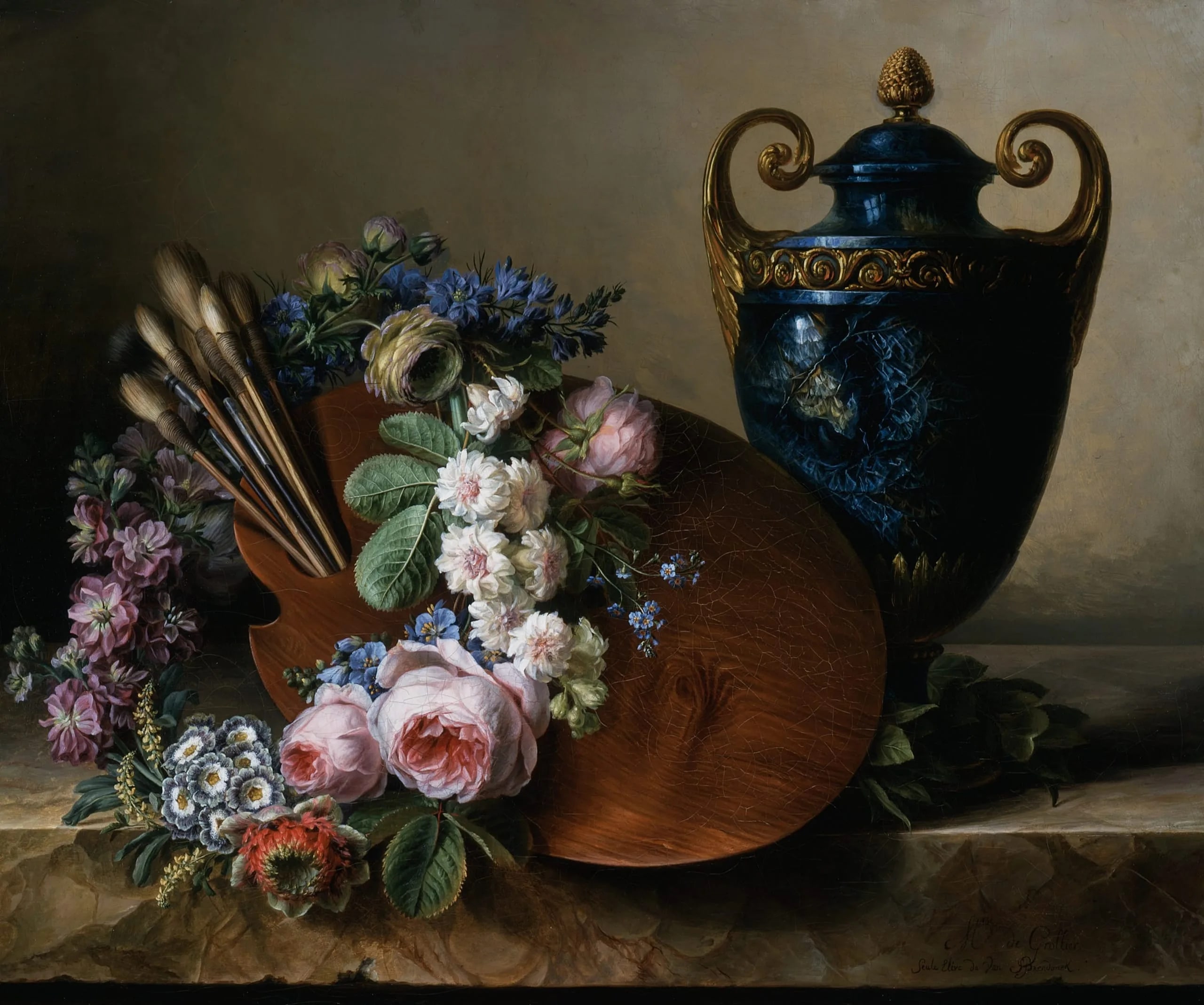 Still life. An Homage to Van Spaendonck
