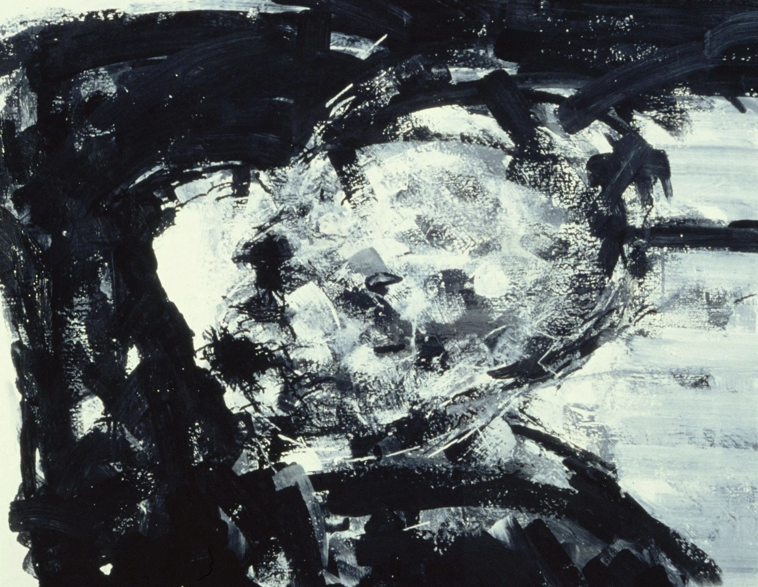 Kitaj with his hand on his head
