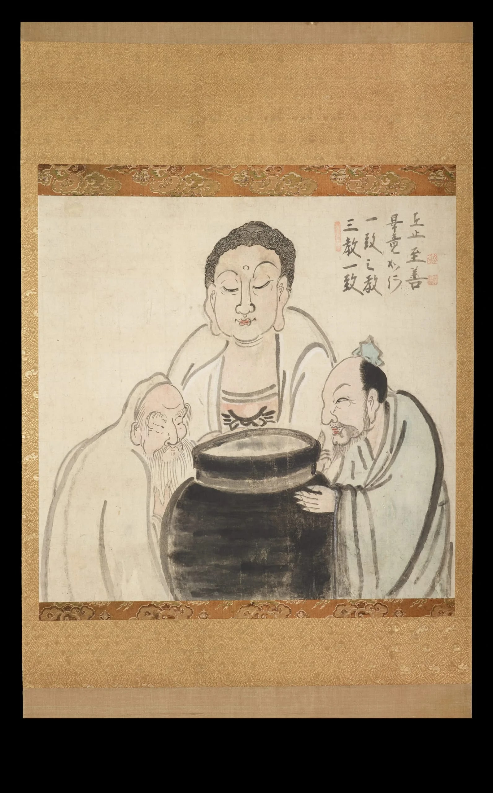 Three Sages Tasting Vinegar
