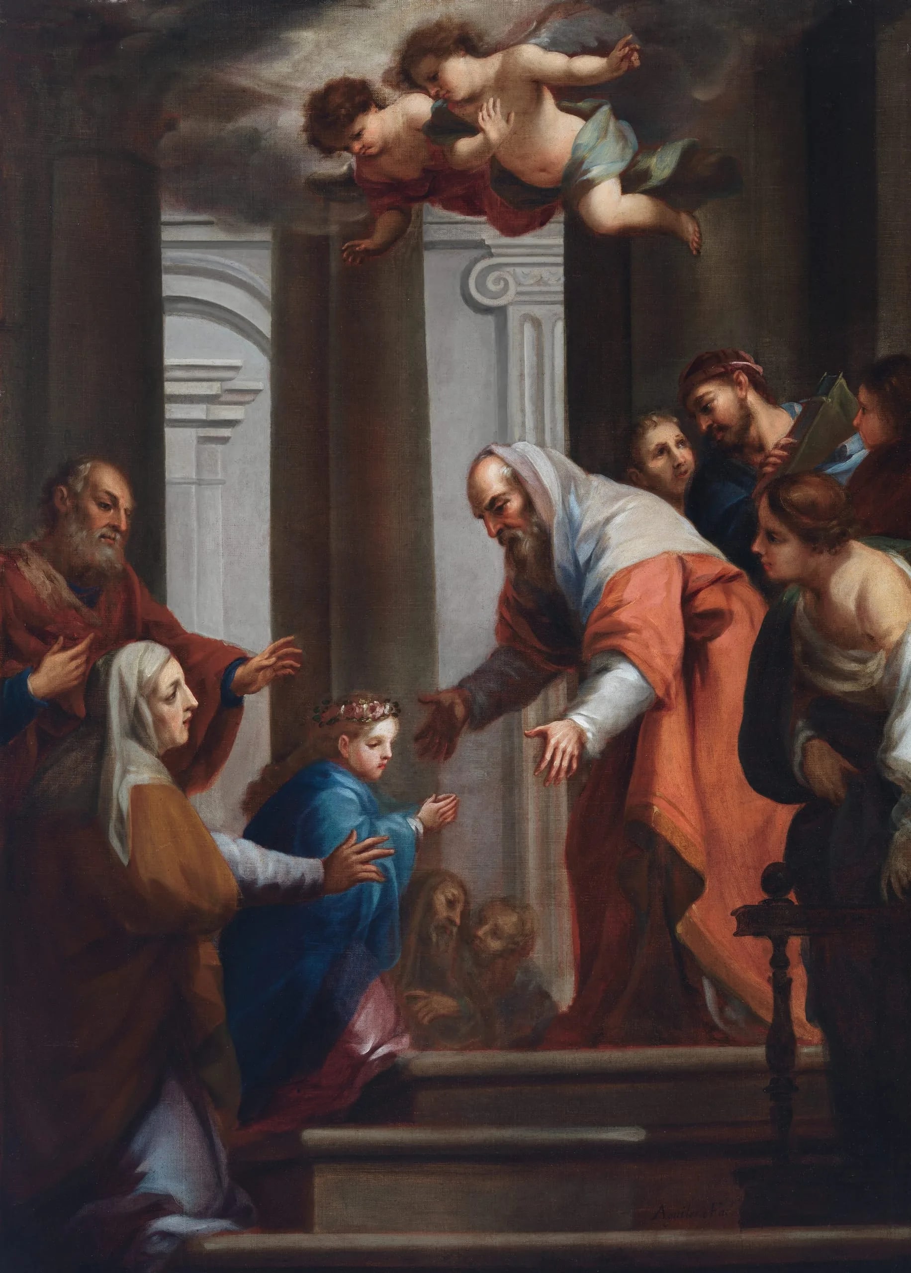 The Presentation of the Virgin in the Temple (La presentación de la Virgen en el Templo)