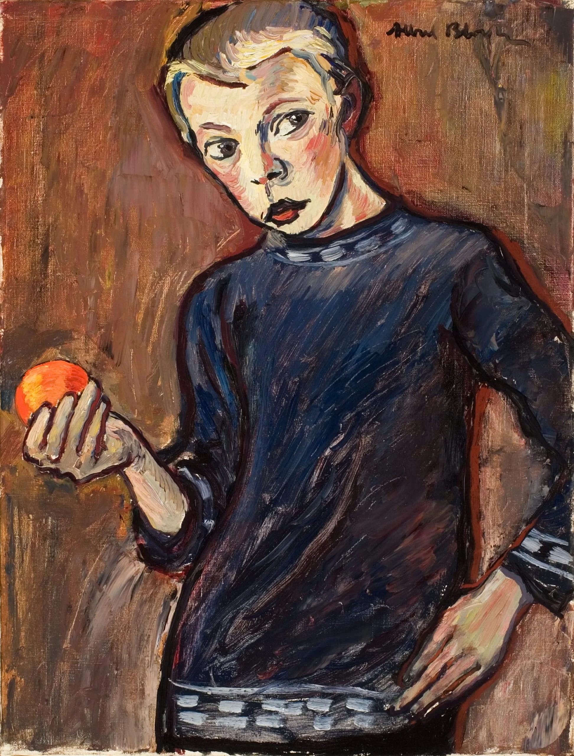 Boy with Orange (Knabe mit Apfelsine)