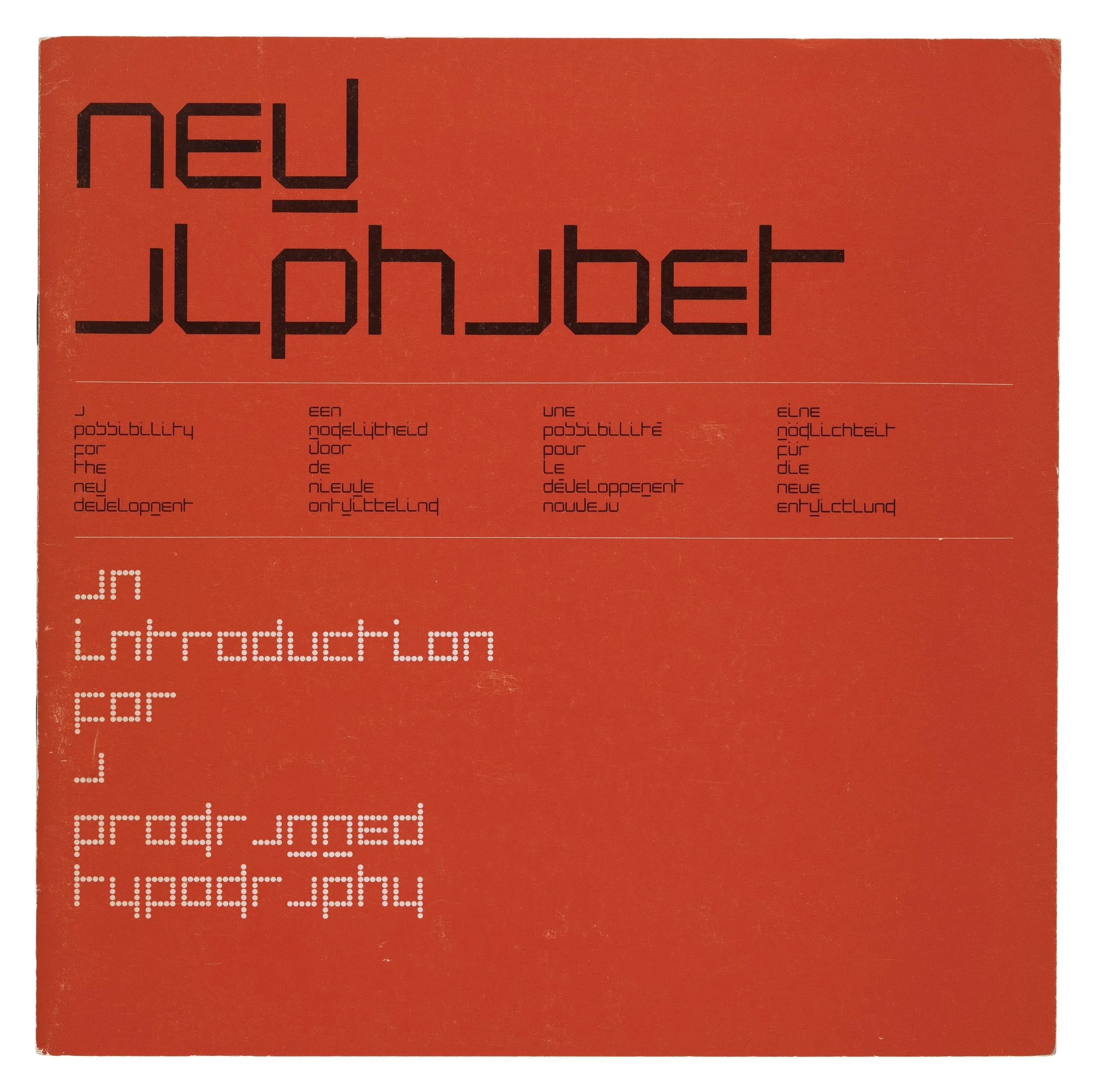 New Alphabet: An Introduction for a Programmed Typography