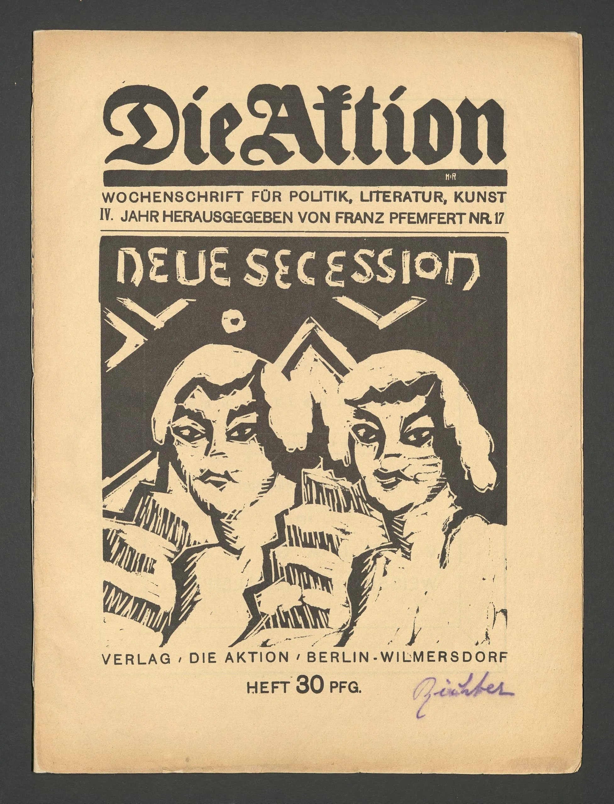 Die Aktion Jg. 4, Nr. 17 (25. April 1914)