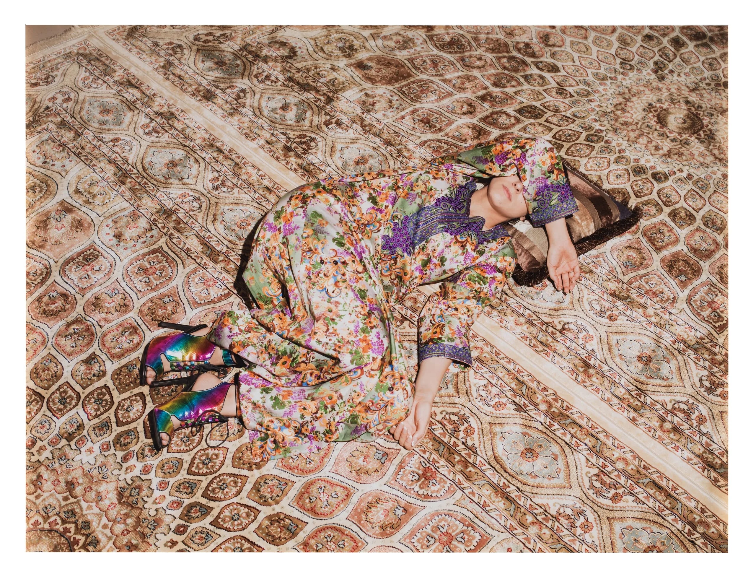 M Napping on Carpet