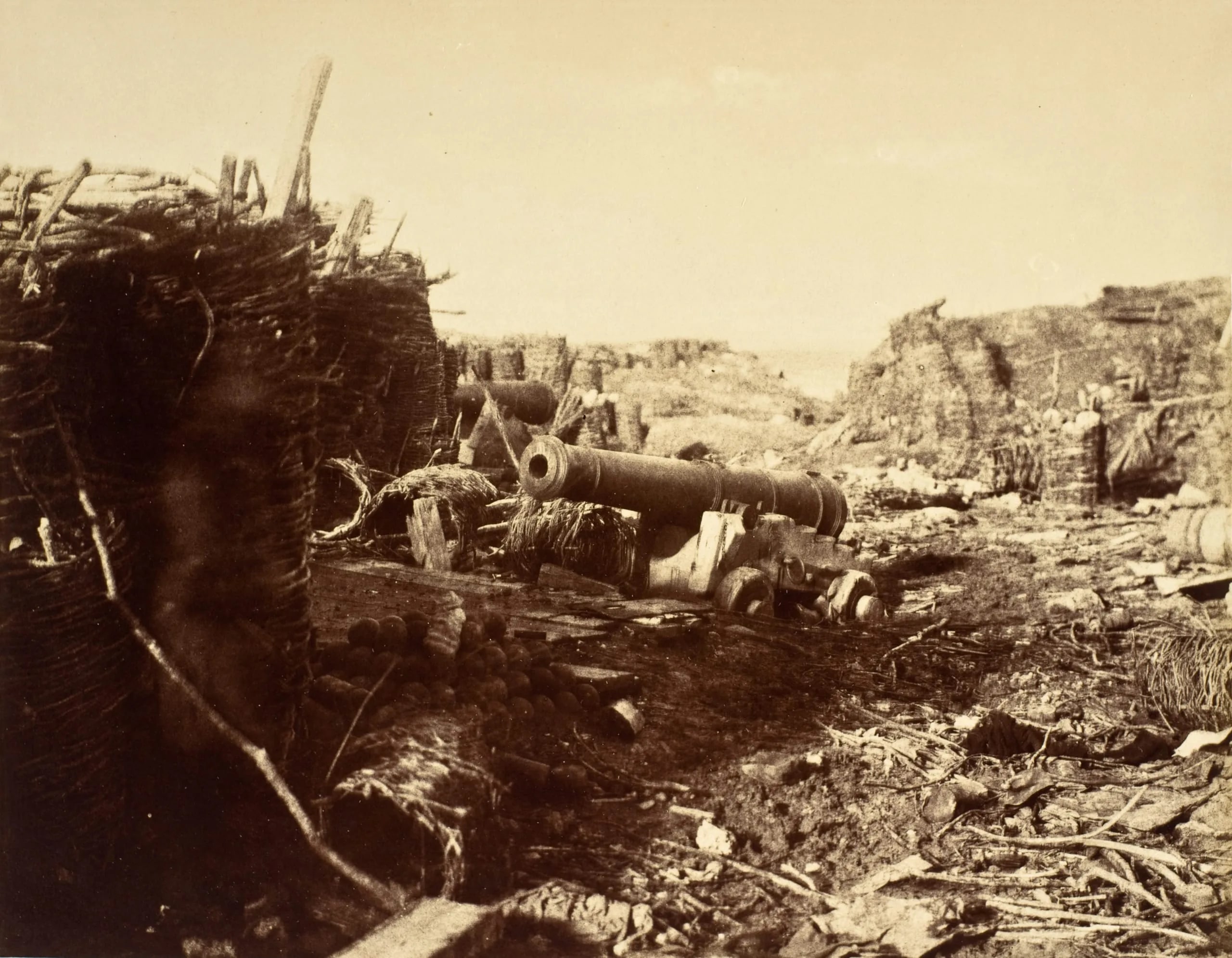 Sturdy Cannon And Fortifications, Crimea