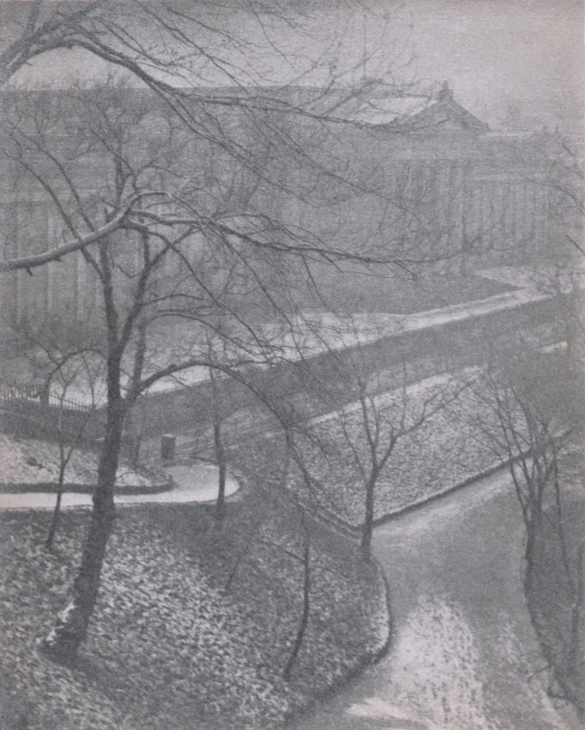 The Mound, Edinburgh, in Winter
