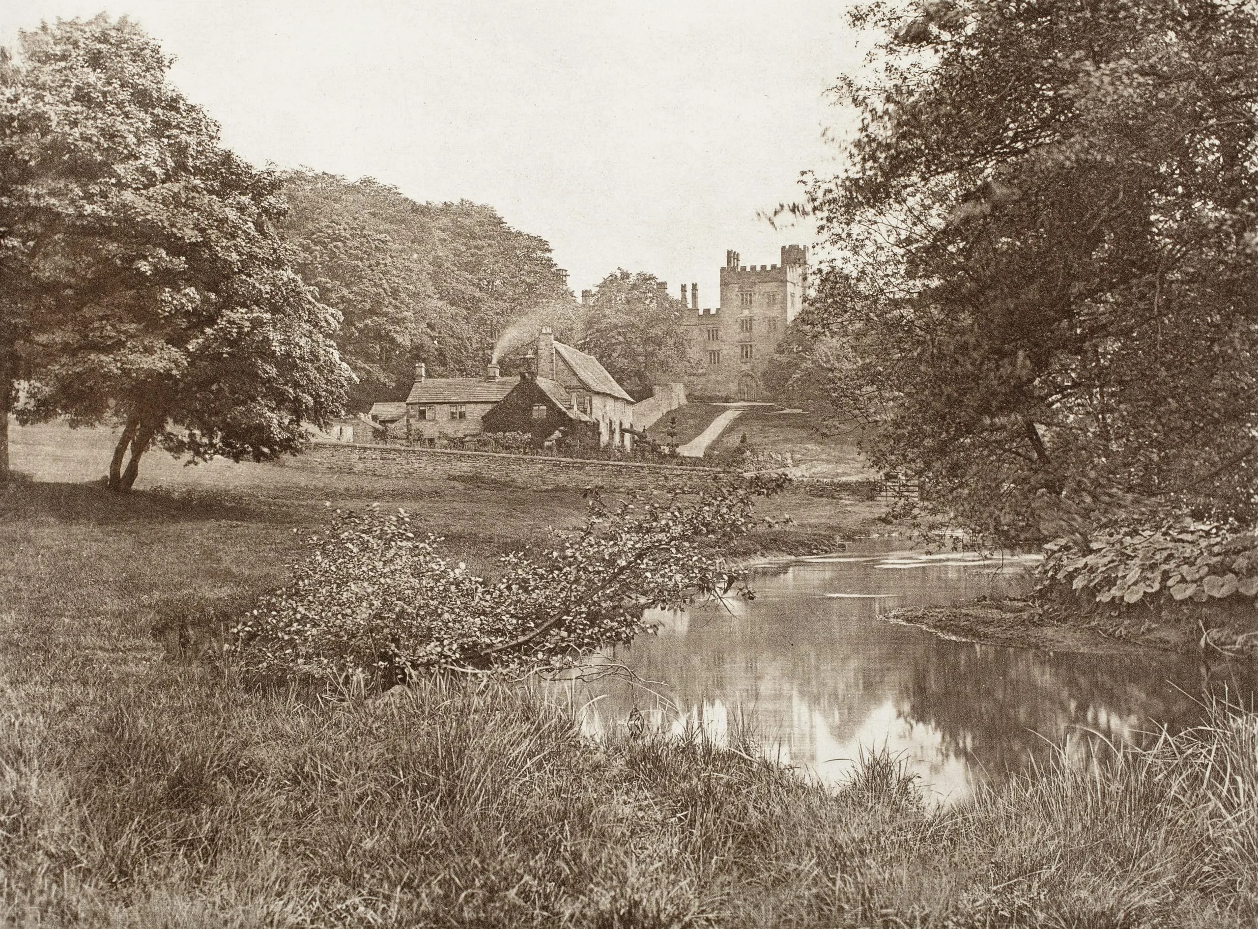Haddon Hall & Homestead, From The River Wye (#34)