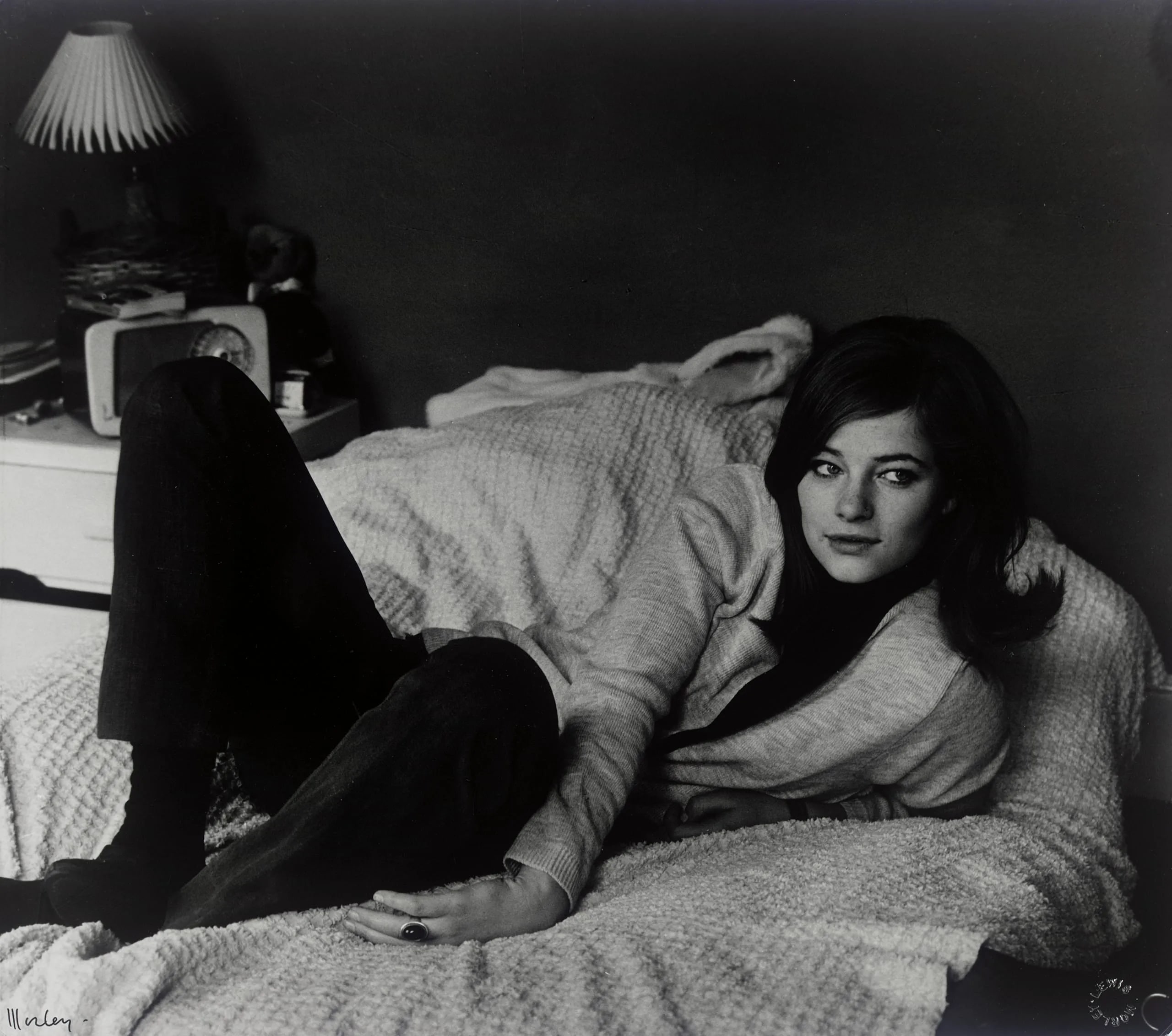 Charlotte Rampling (photographed in her flat, London)