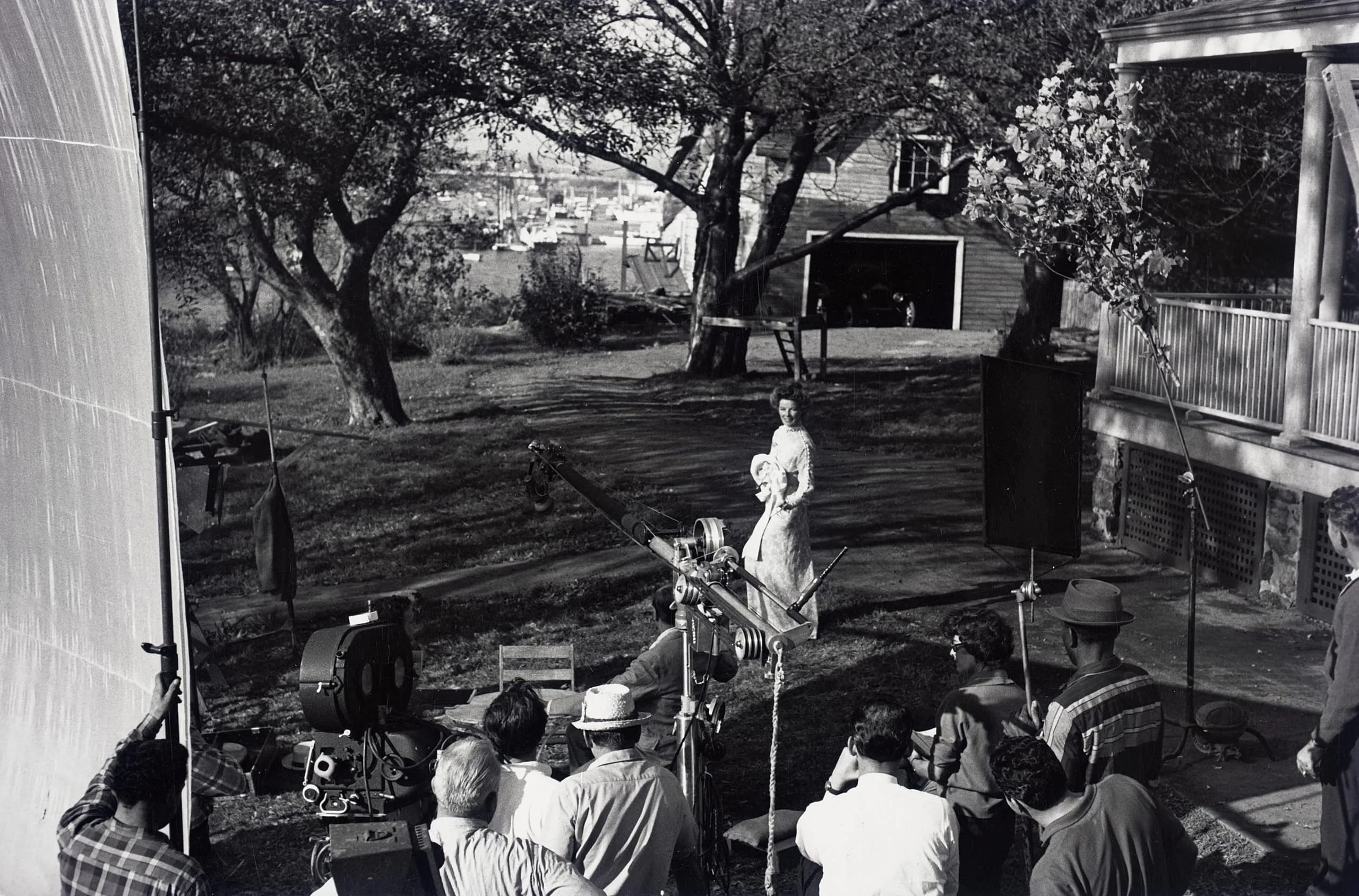 Katherine Hepburn filming 'Long Day's Journey Into Night'